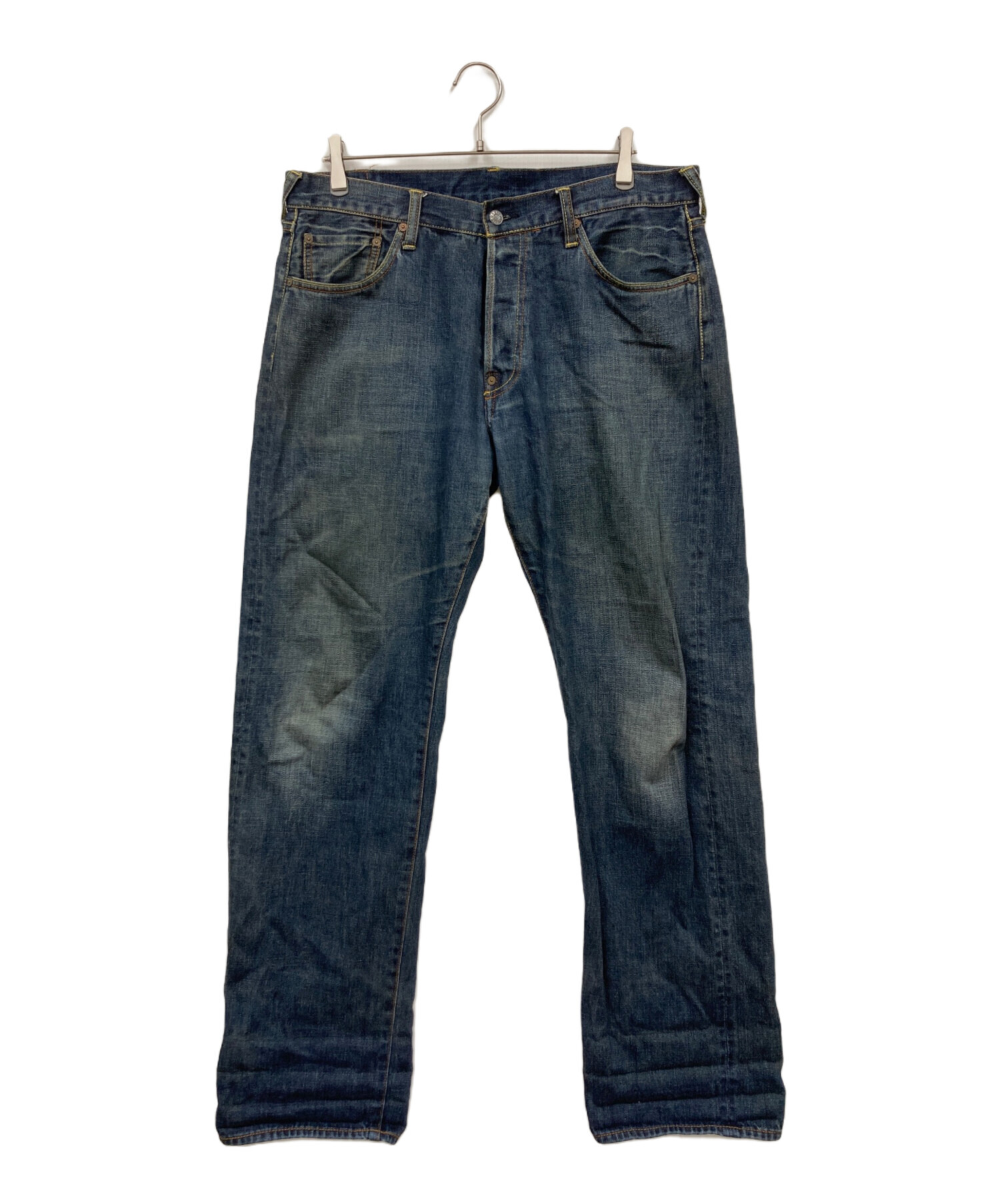 よ*3様 エビスデニム W36インチ 中古・古着通販】EVISU (エヴィス) デニムパンツ インディゴ サイズ