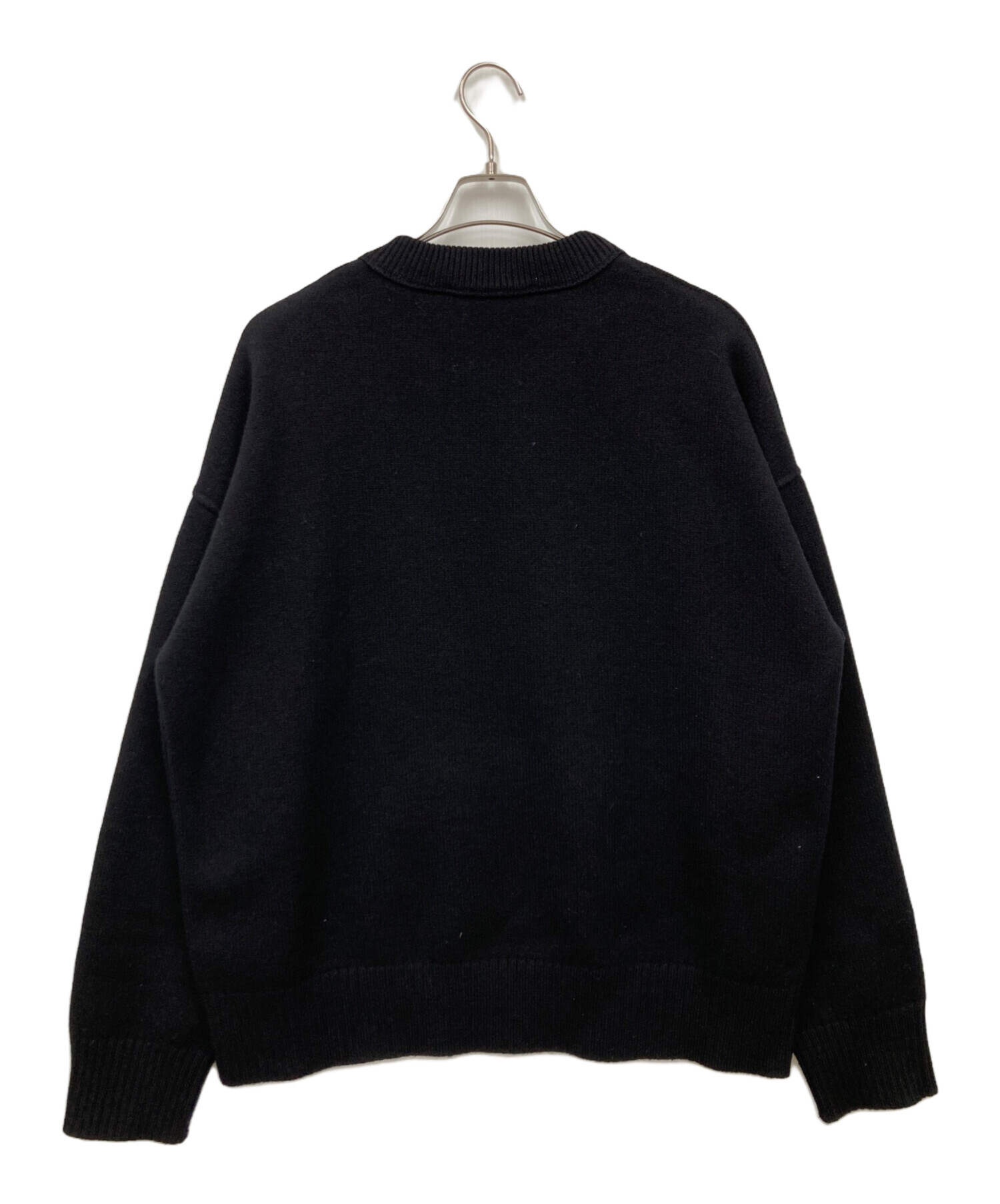 中古・古着通販】AMI PARIS (アミ パリス) ニット ブラック サイズ:L