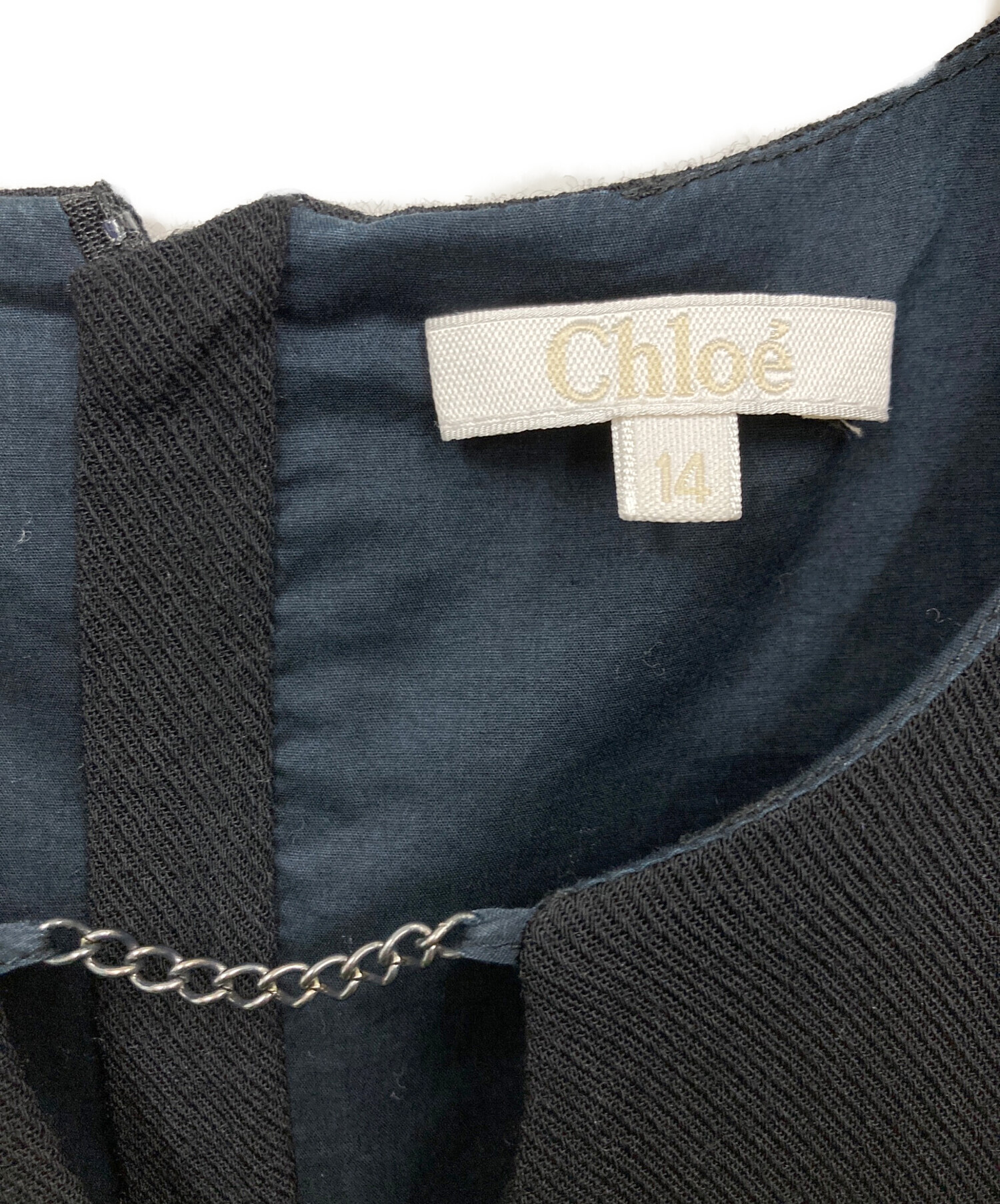 中古・古着通販】Chloe (クロエ) ワンピース ブラック サイズ:14