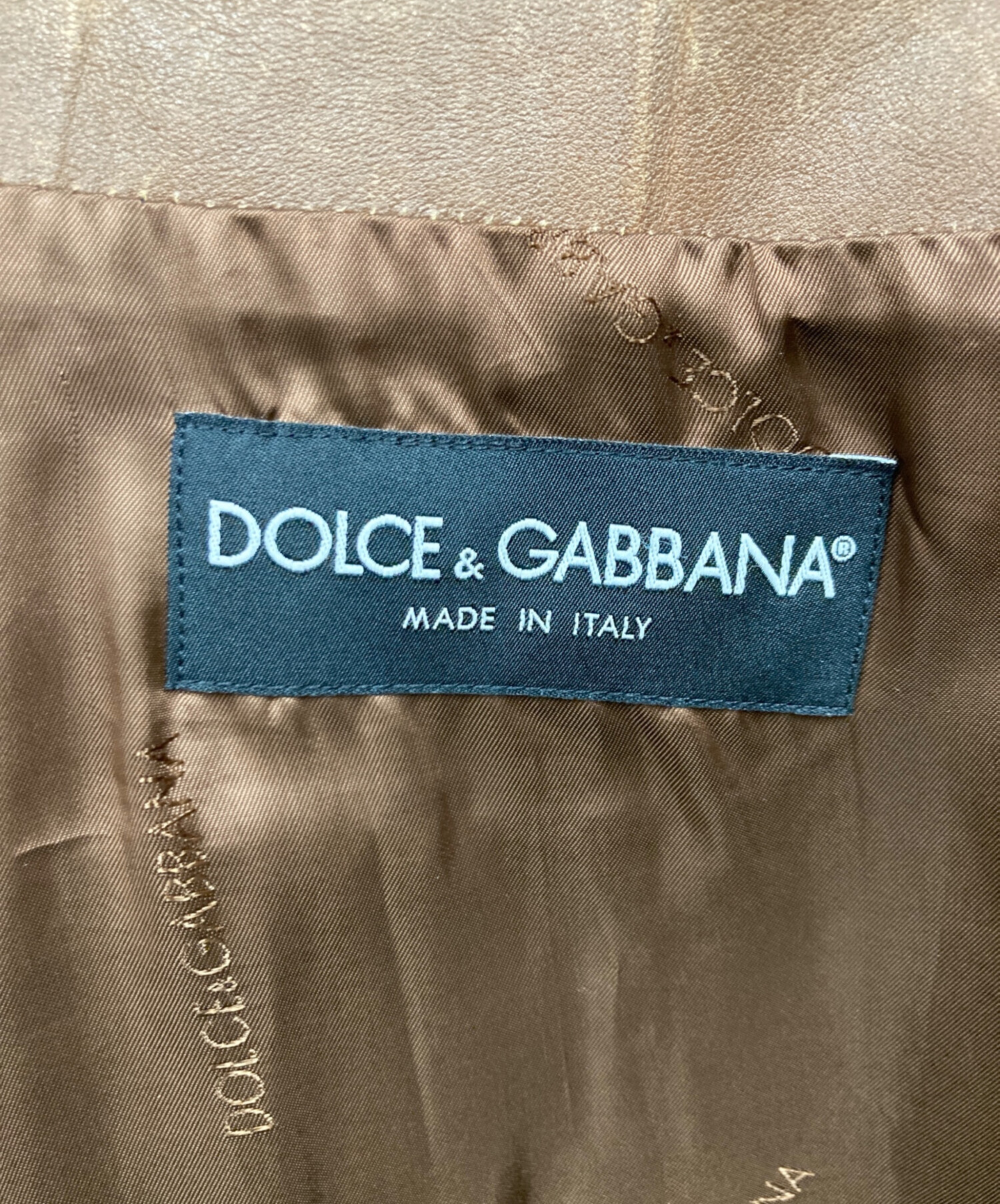 中古・古着通販】DOLCE & GABBANA (ドルチェ＆ガッバーナ) レザー
