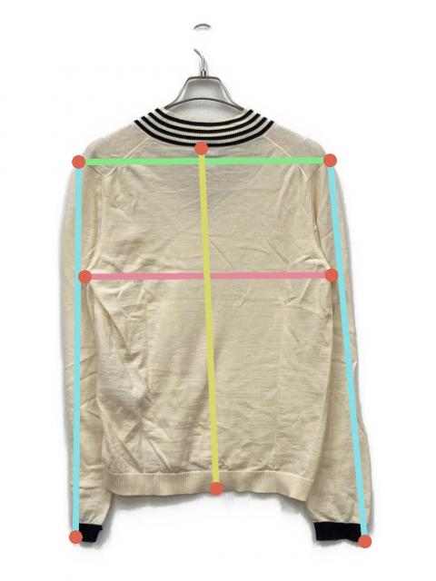 中古・古着通販】GUCCI (グッチ) 19AW BEE刺繍 Vネック ニットセーター