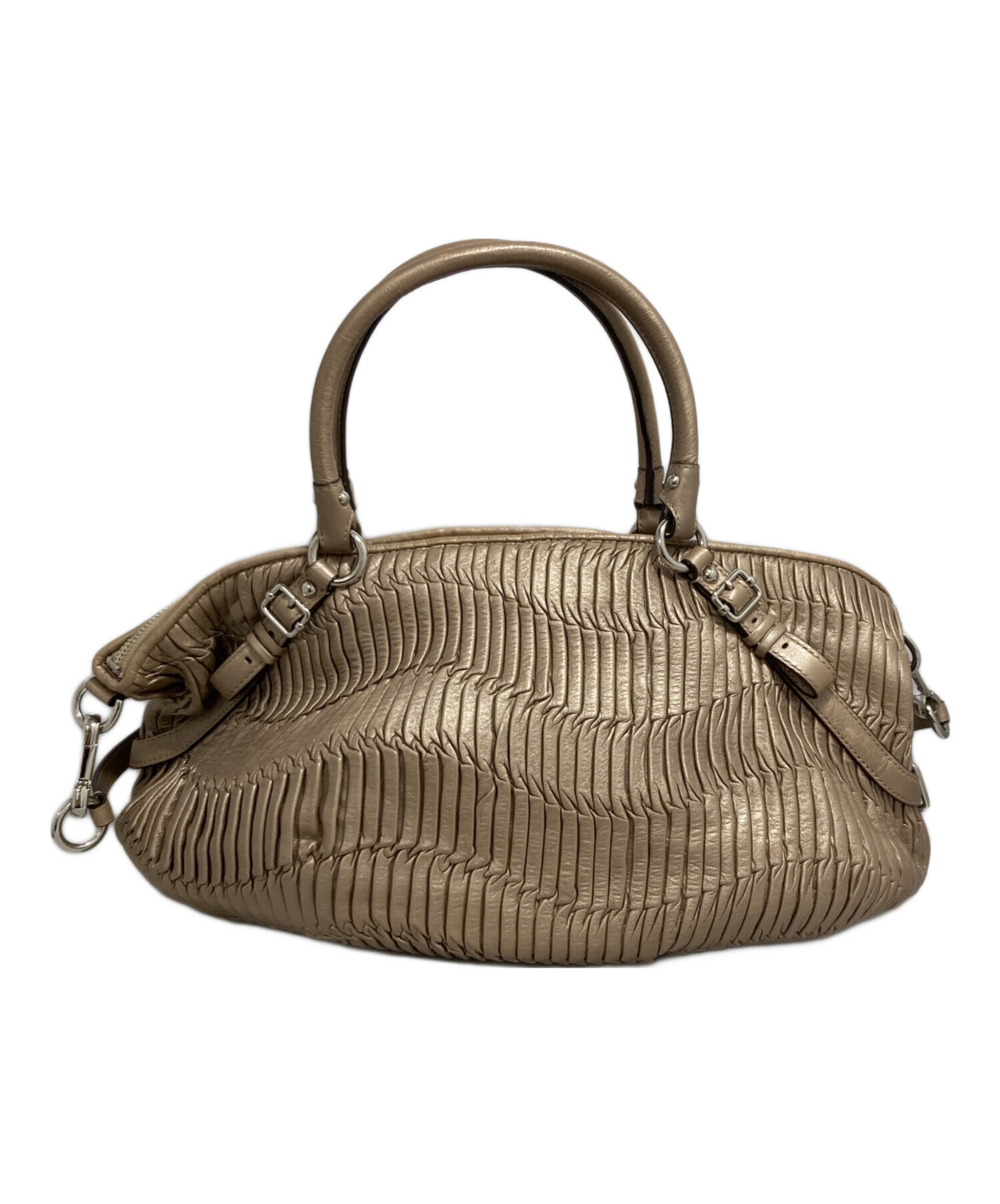 中古・古着通販】COACH (コーチ) マディソンギャザード2WAYバッグ