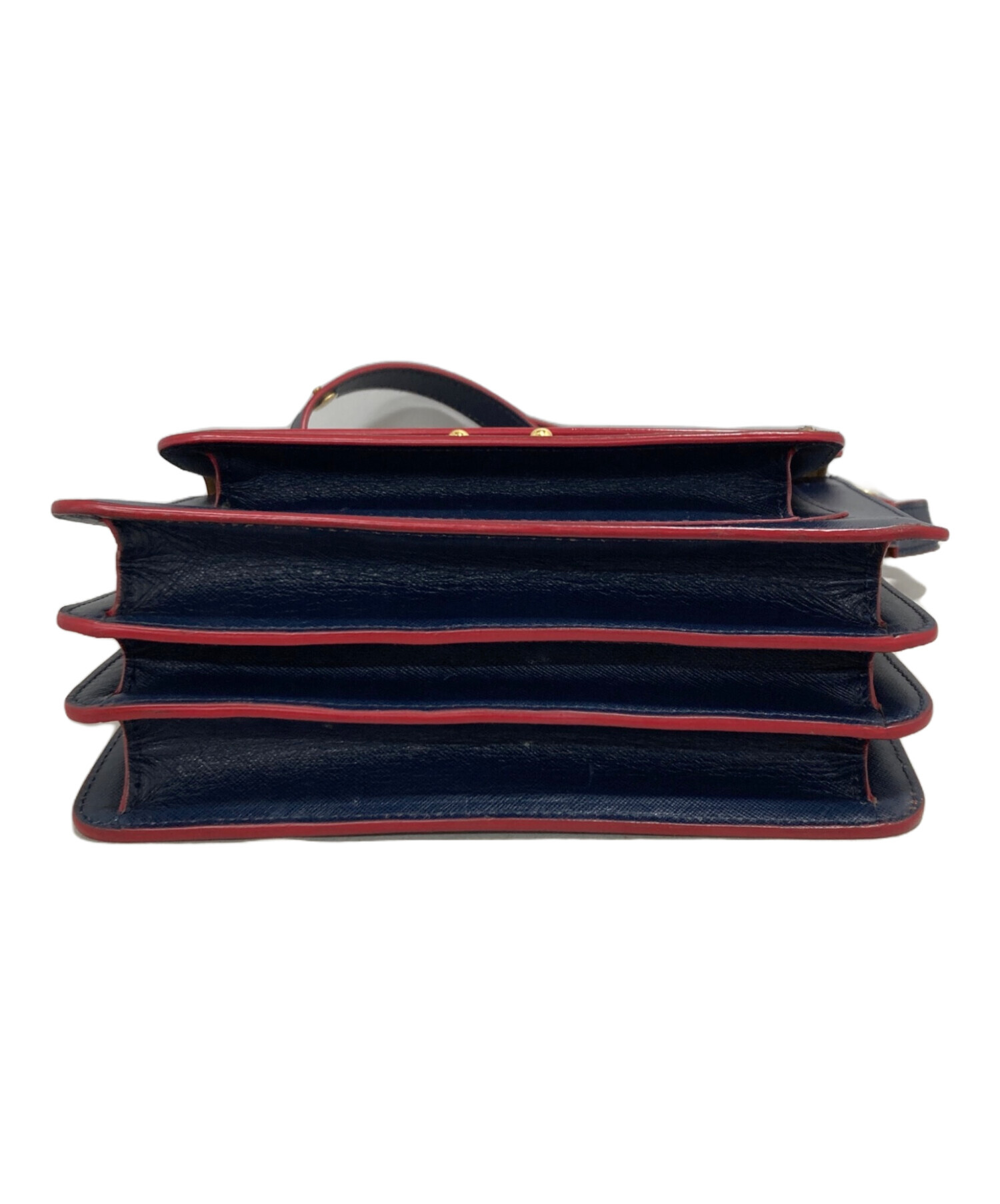 kouさん専用**5/1まで値引き中！MARNI ショルダーバッグ 青黒 中古・古着通販】MARNI (マルニ) ショルダーバッグ ネイビー｜ブランド