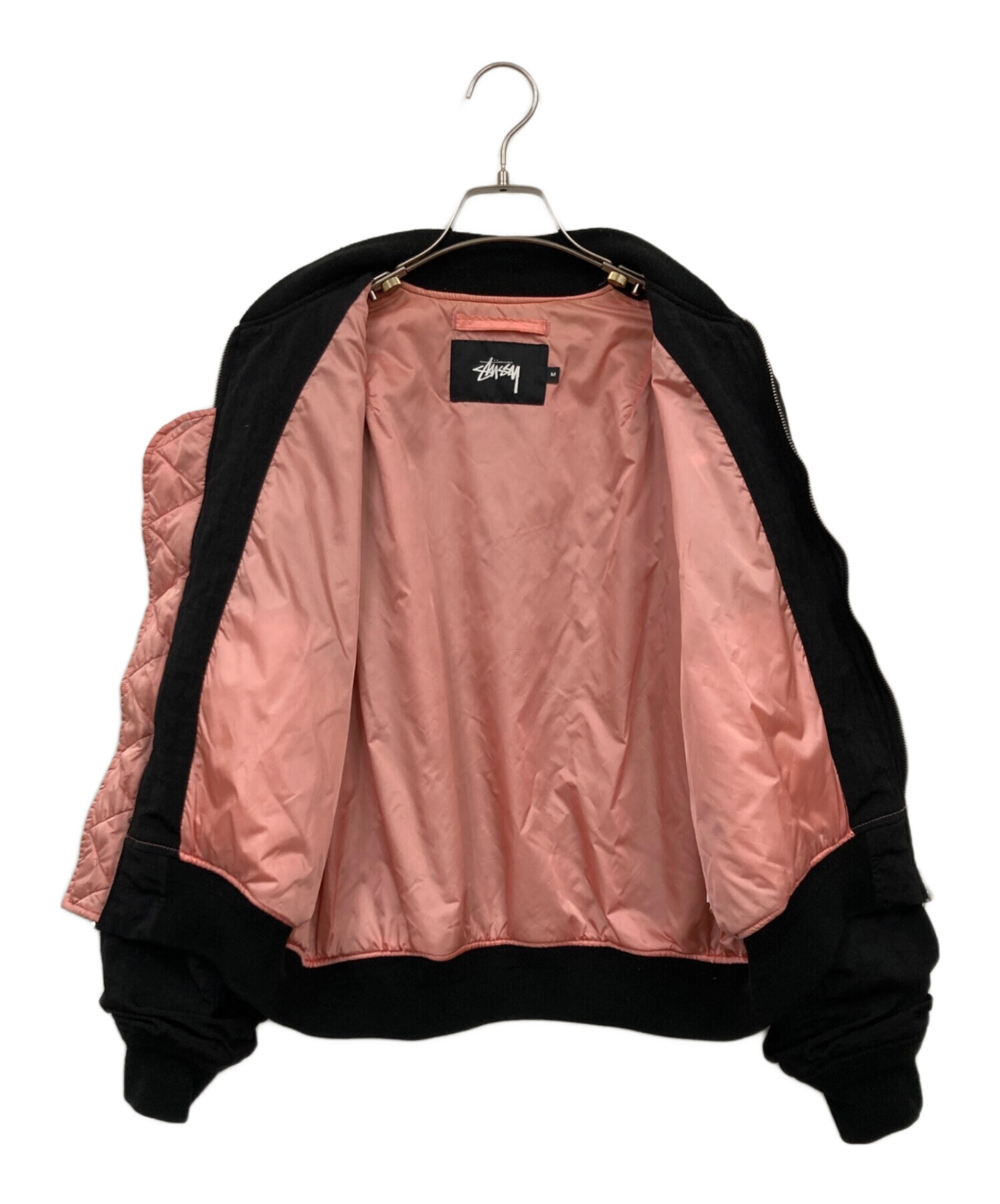 中古・古着通販】stussy (ステューシー) ブルゾン ブラック サイズ:M 