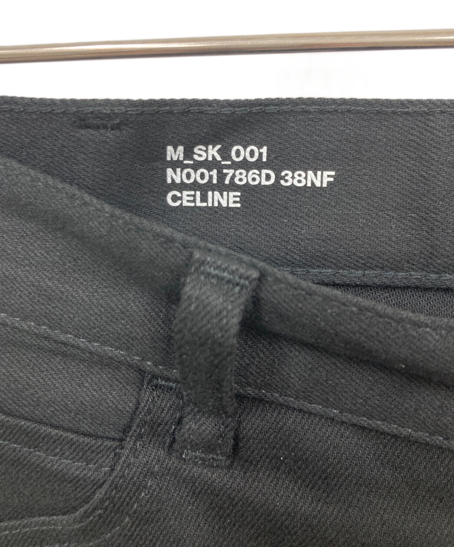 モ*ー様 【美品】CELINE denim black 33inch 中古・古着通販】CELINE (セリーヌ) デニムパンツ ブラック サイズ:W33