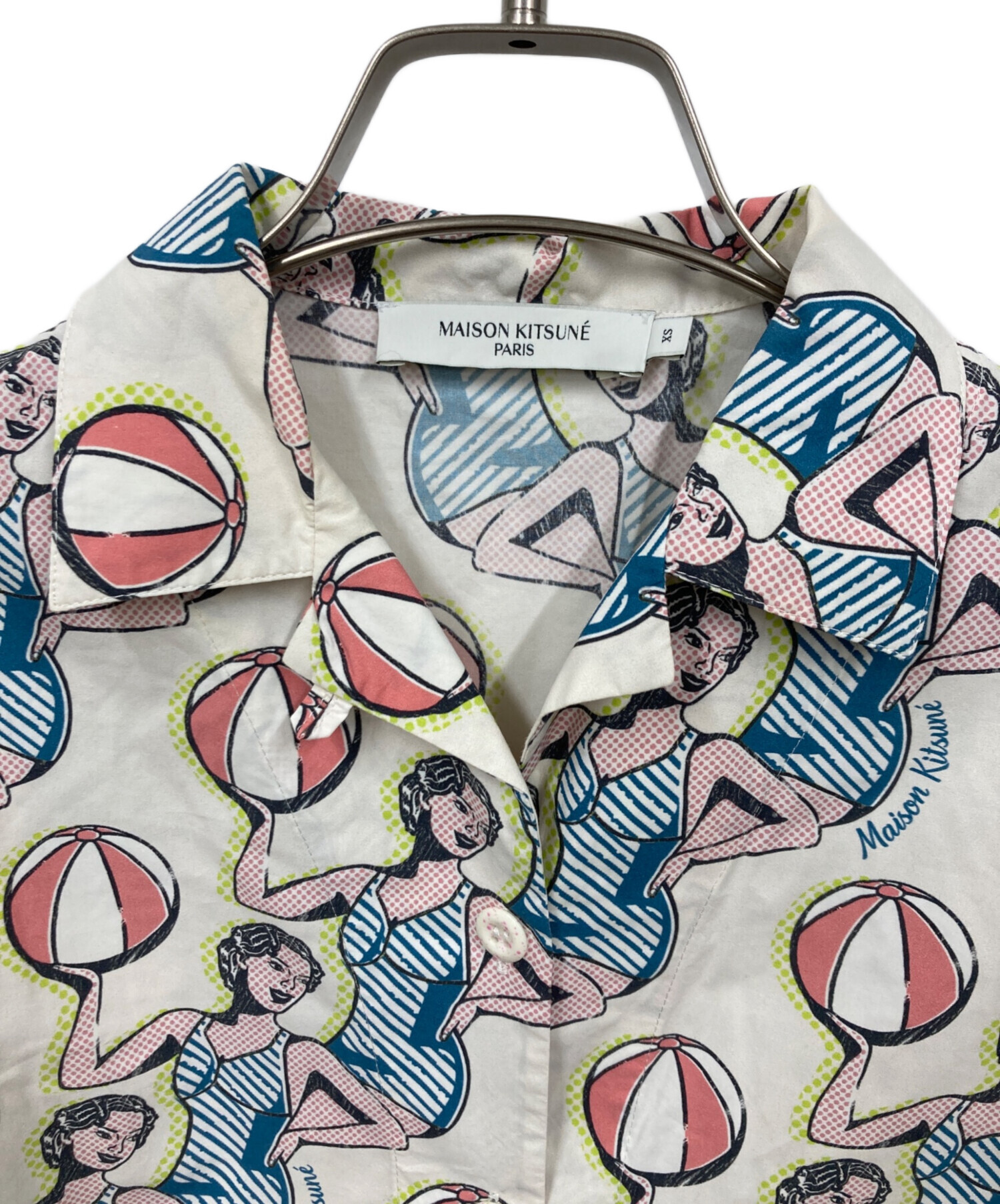 中古・古着通販】maison kitsune (メゾンキツネ) アロハシャツ マルチ
