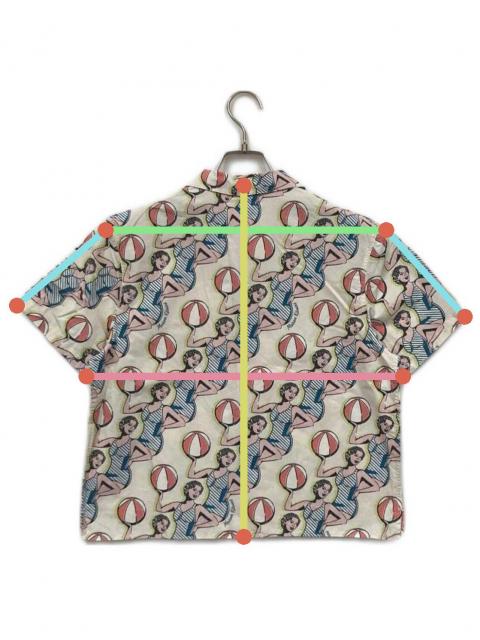 中古・古着通販】maison kitsune (メゾンキツネ) アロハシャツ マルチ