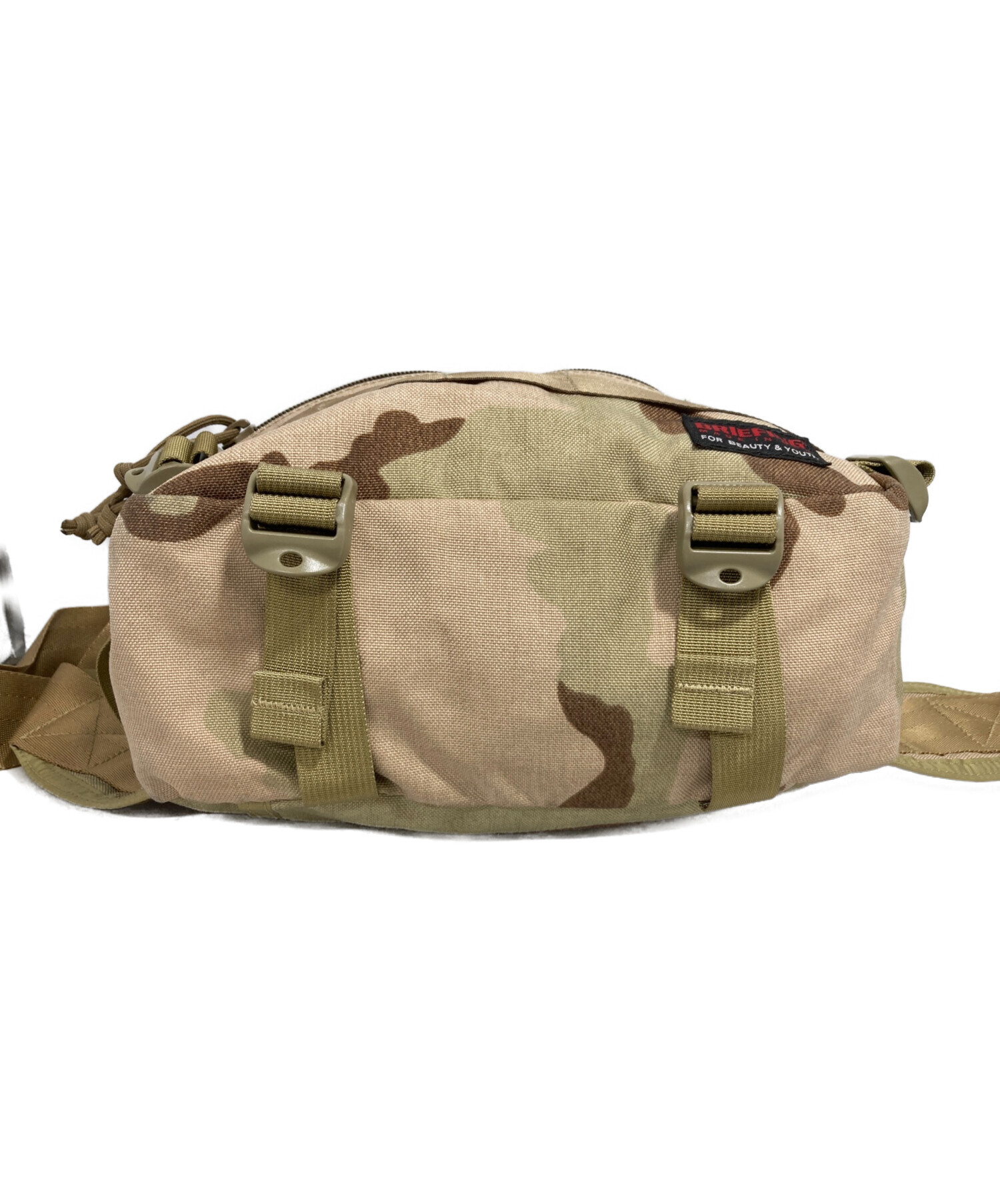 BRIEFING ウエストバッグ ブラウン　1回のみ使用 中古・古着通販】BRIEFING (ブリーフィング) ボディーバッグ ブラウン
