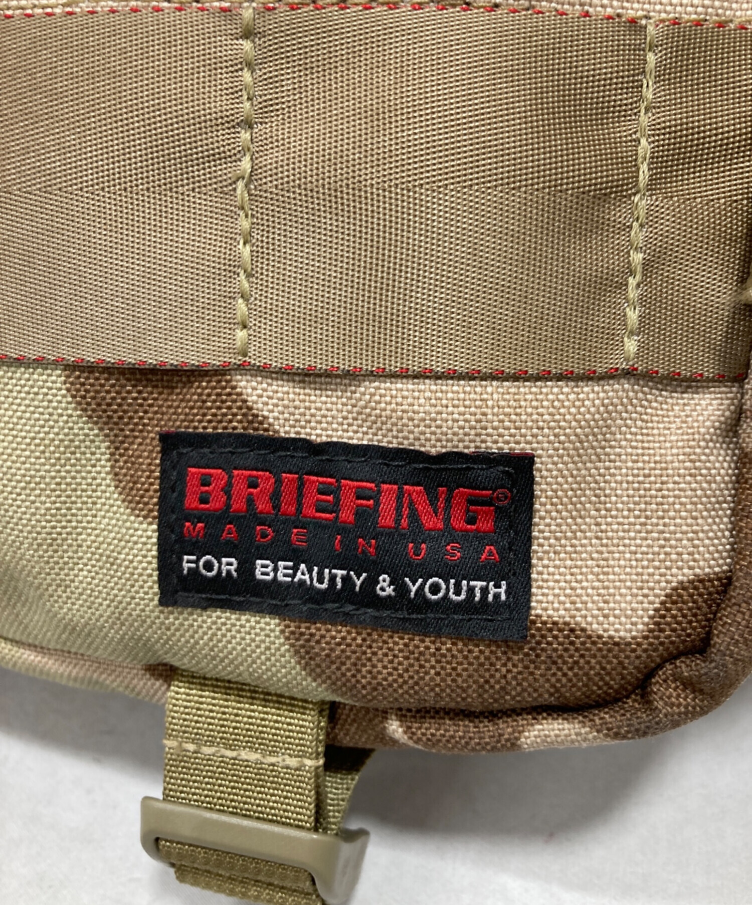 BRIEFING ウエストバッグ ブラウン　1回のみ使用 中古・古着通販】BRIEFING (ブリーフィング) ボディーバッグ ブラウン