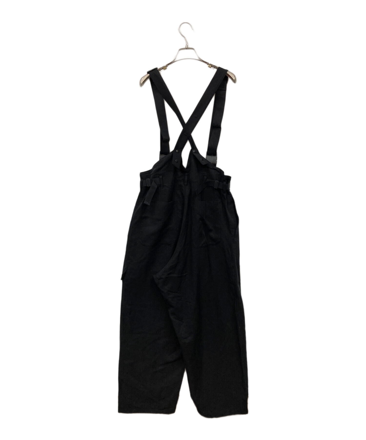 中古・古着通販】Y-3 (ワイスリー) SUSPENDER PANT ブラック サイズ:S