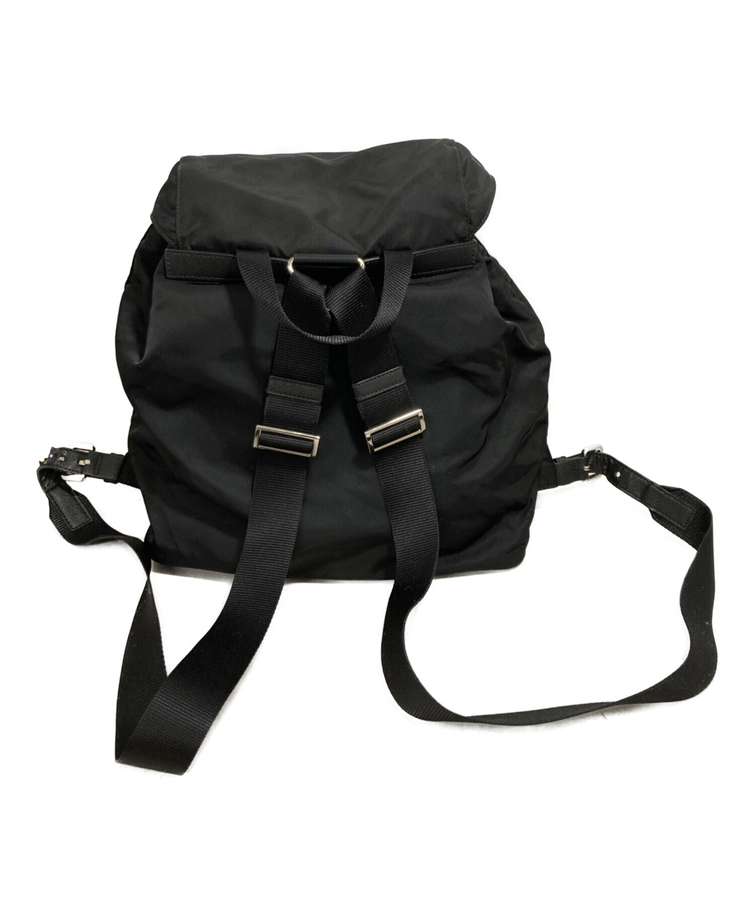 中古・古着通販】PRADA (プラダ) ナイロンバックパック ブラック