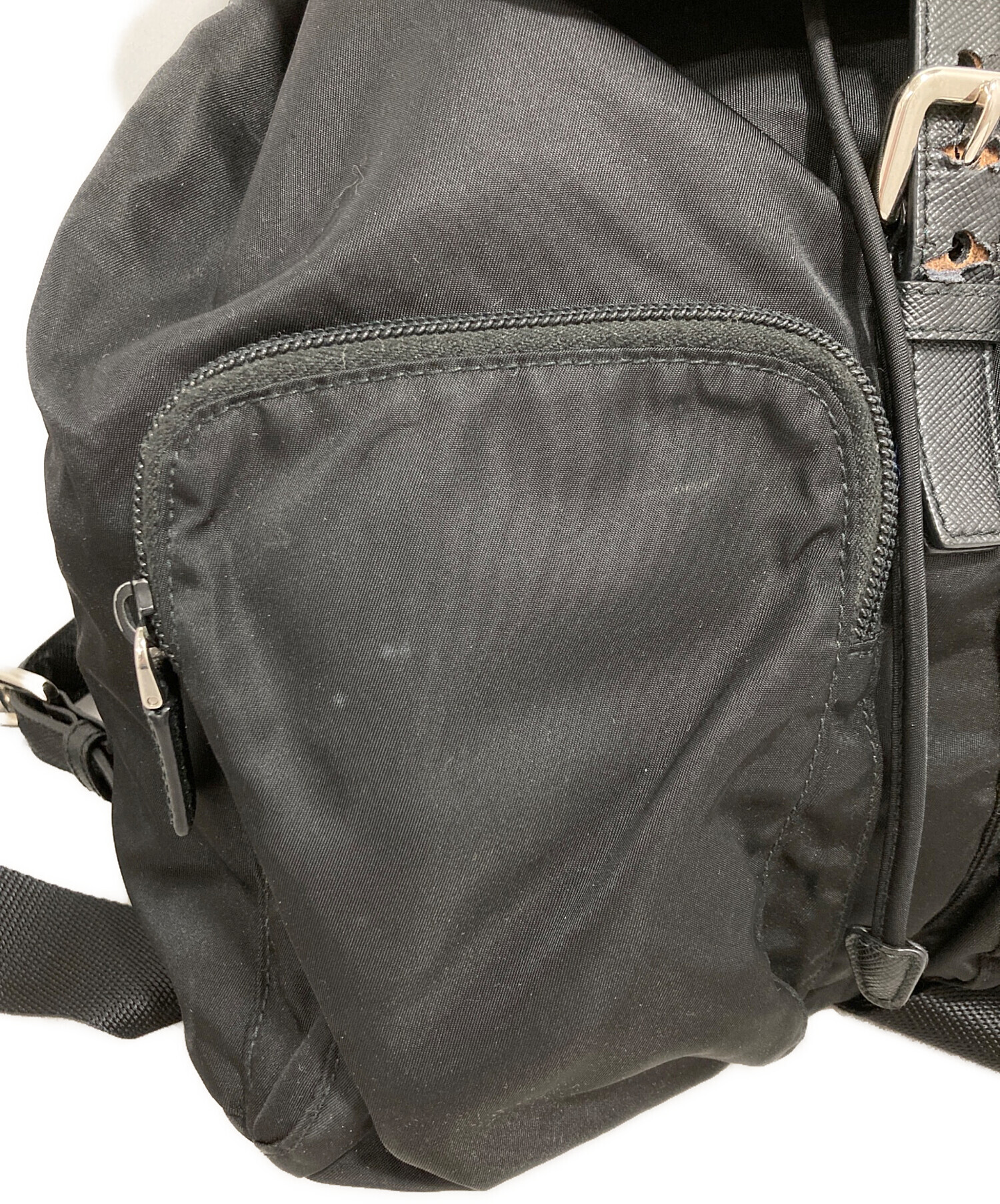 中古・古着通販】PRADA (プラダ) ナイロンバックパック ブラック