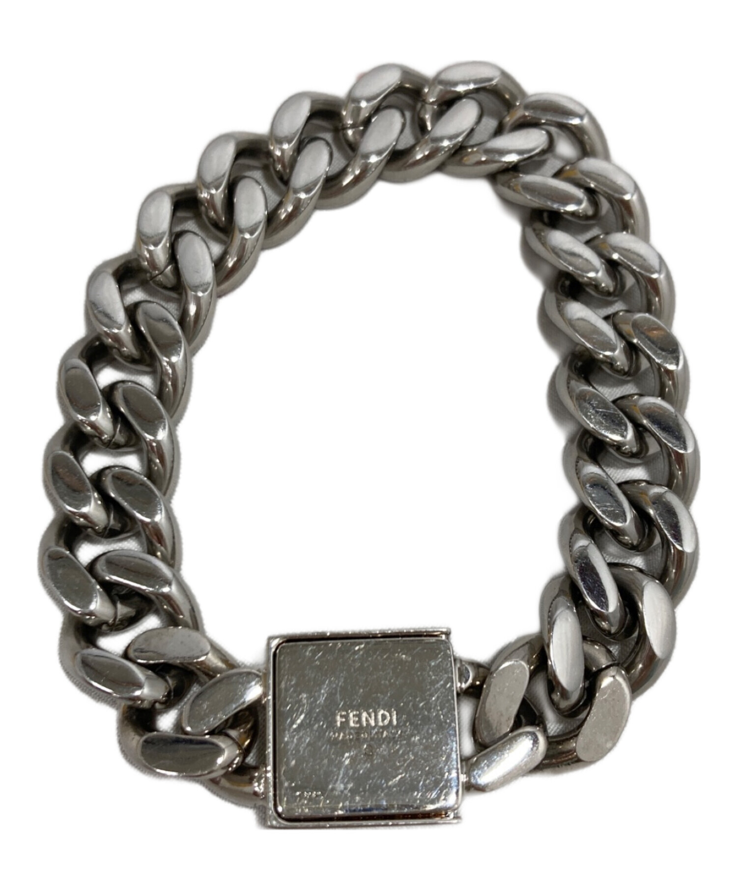 中古・古着通販】FENDI (フェンディ) FFロゴチェーン ブレスレット