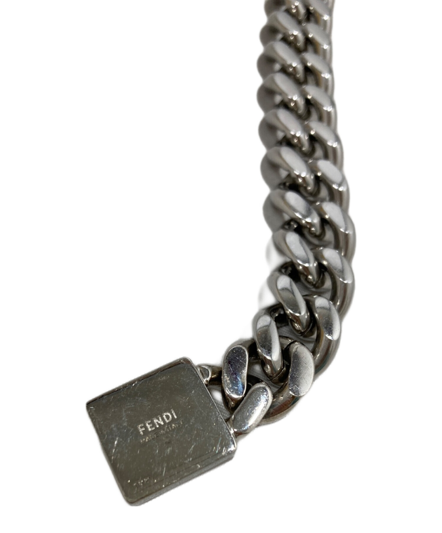中古・古着通販】FENDI (フェンディ) FFロゴチェーン ブレスレット