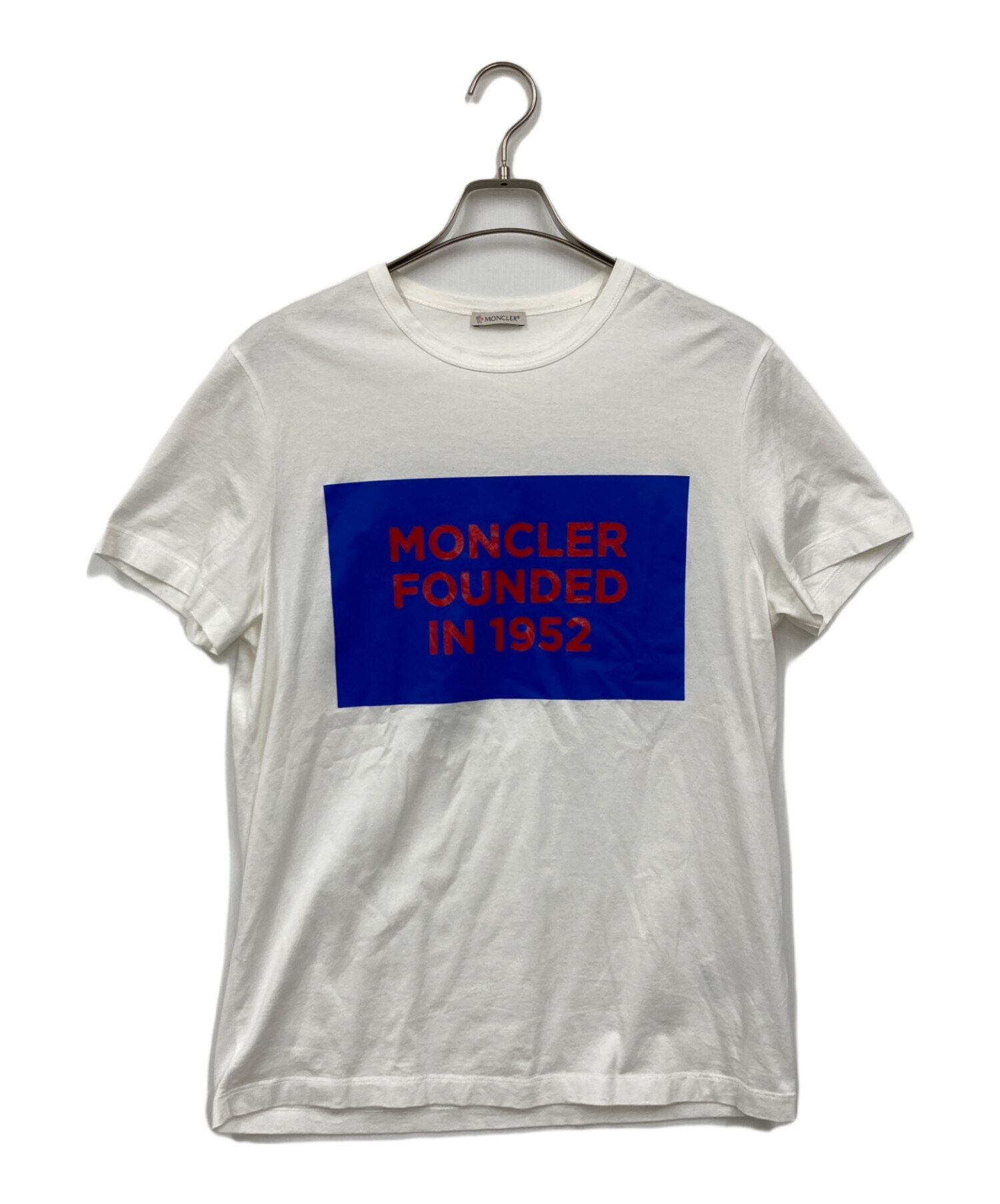 モンクレール MAGLIA T-SHIRT M/LUN 中古・古着通販】MONCLER (モンクレール) MAGLIA T-SHIRT ホワイト