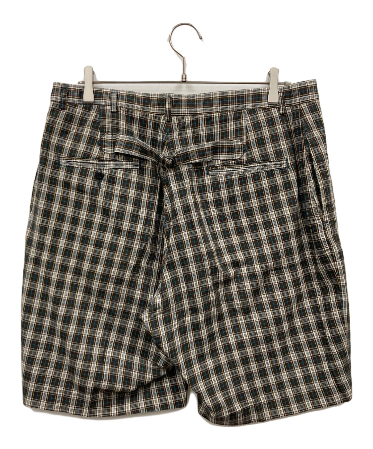 中古・古着通販】RRL (ダブルアールエル) チェックハーフパンツ