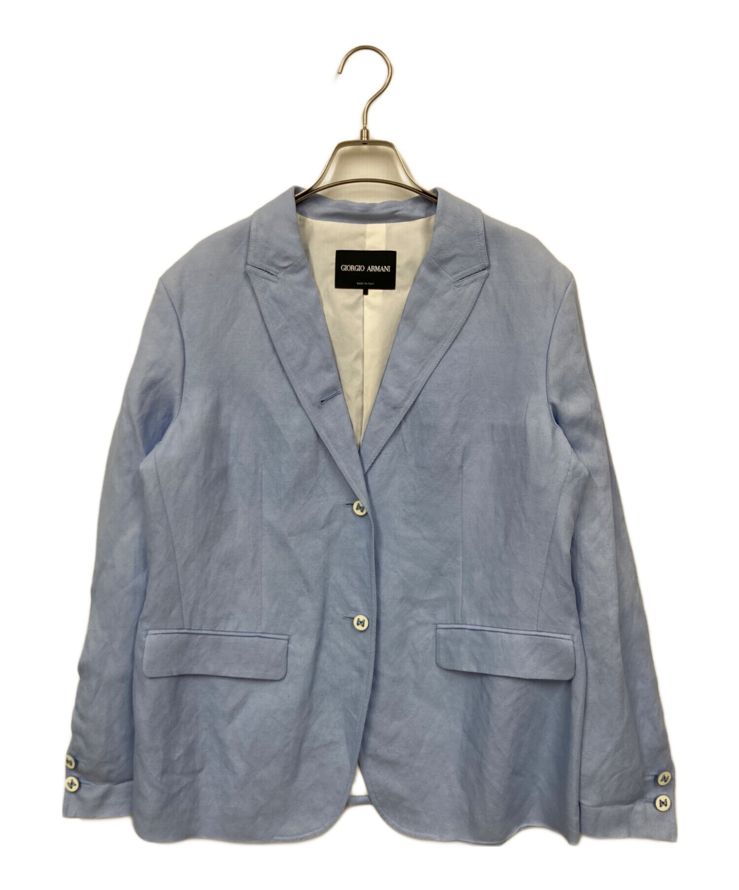 美品 GIORGIO ARMANI ジョルジオアルマーニ　ジャケット M 46 中古・古着通販】GIORGIO ARMANI (ジョルジョアルマーニ) ジャケット
