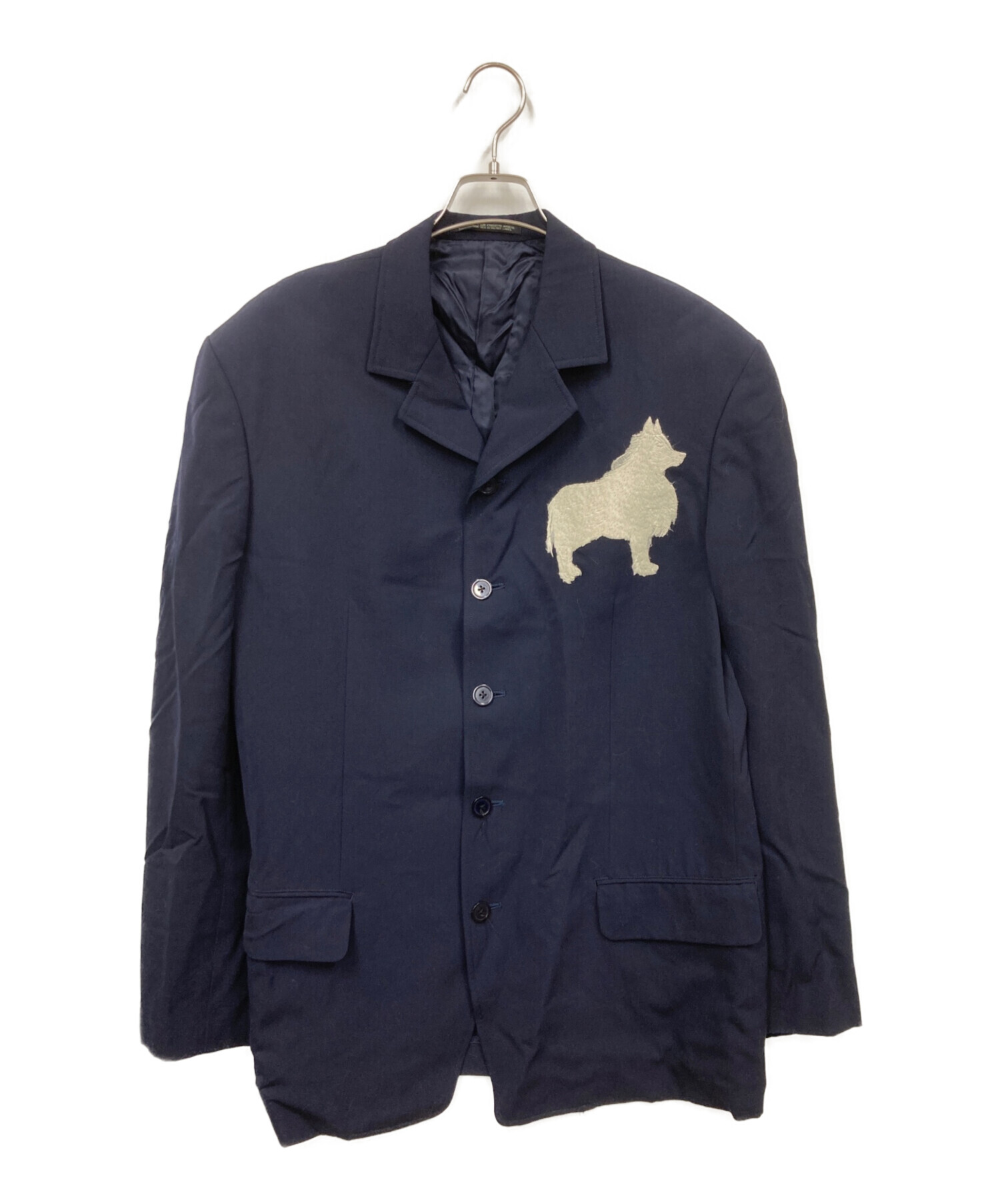 yohji yamamoto POUR HOMME ジャケット M 紺 【古着】【中古】【送料無料】 中古・古着通販】Yohji Yamamoto pour homme (ヨウジヤマモト