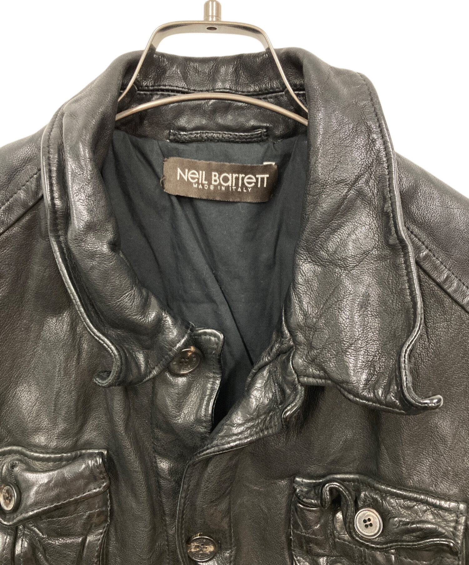中古・古着通販】NEIL BARRETT (ニールバレット) レザージャケット