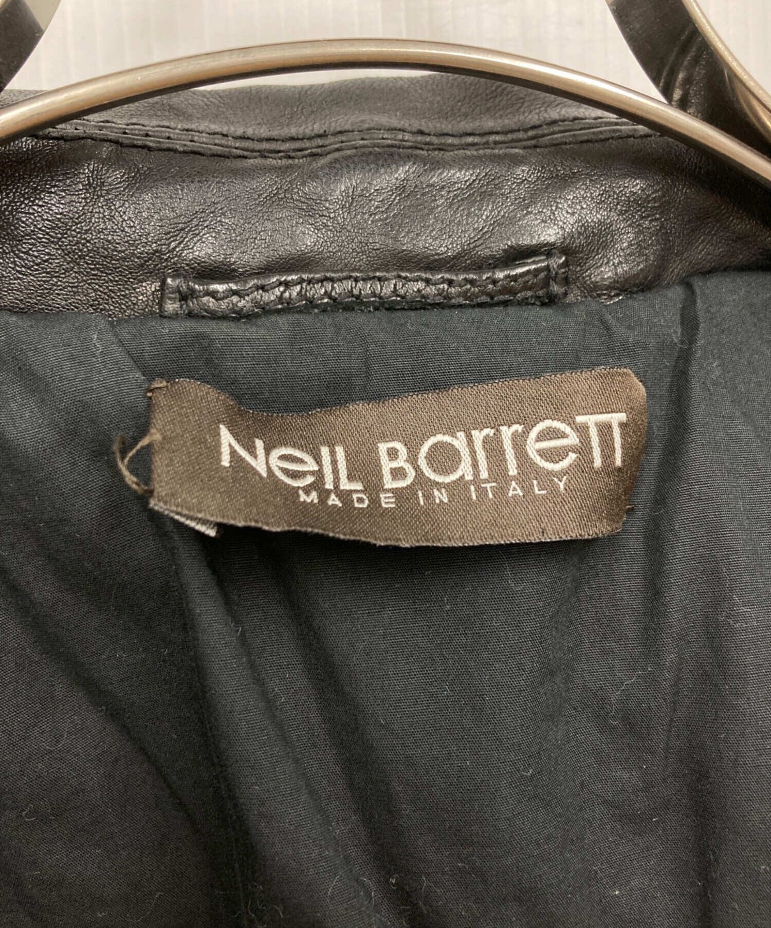 中古・古着通販】NEIL BARRETT (ニールバレット) レザージャケット