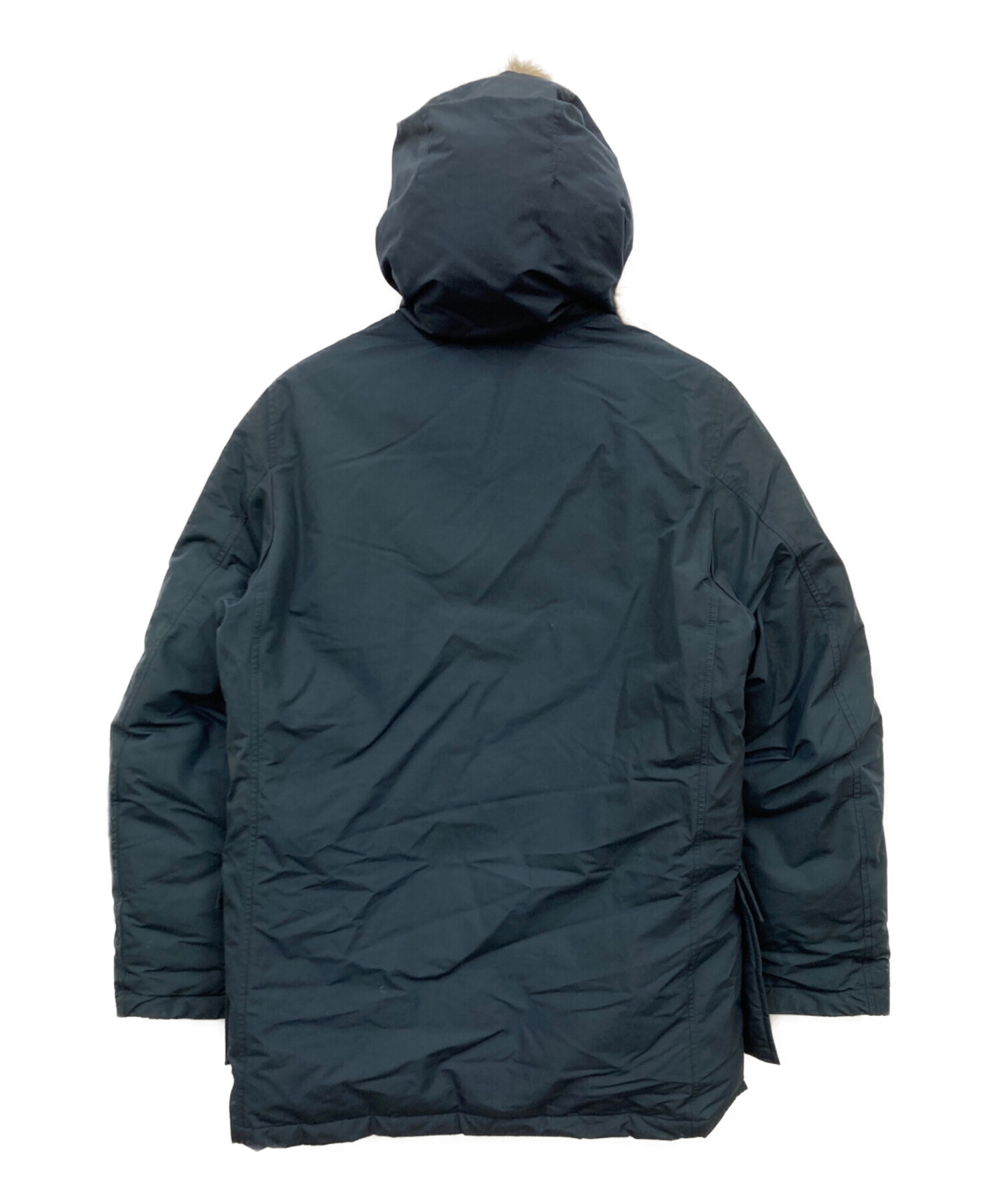 Woolrich ウールリッチ　フード付きブルゾン　XS ネイビー 中古・古着通販】WOOLRICH (ウールリッチ) ダウンジャケット ネイビー