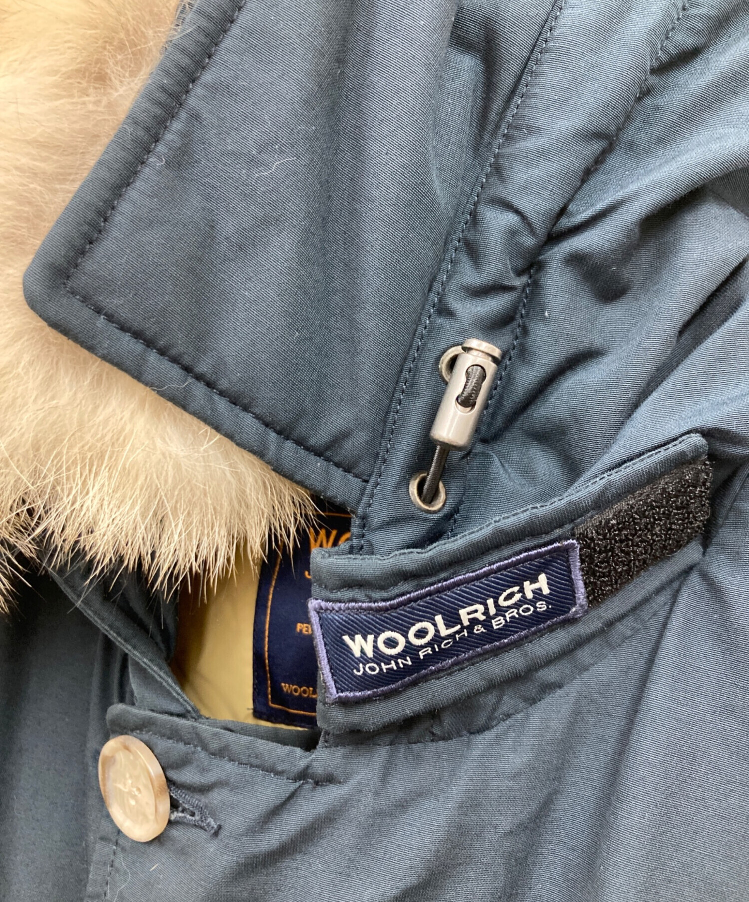 中古・古着通販】WOOLRICH (ウールリッチ) ダウンジャケット ネイビー