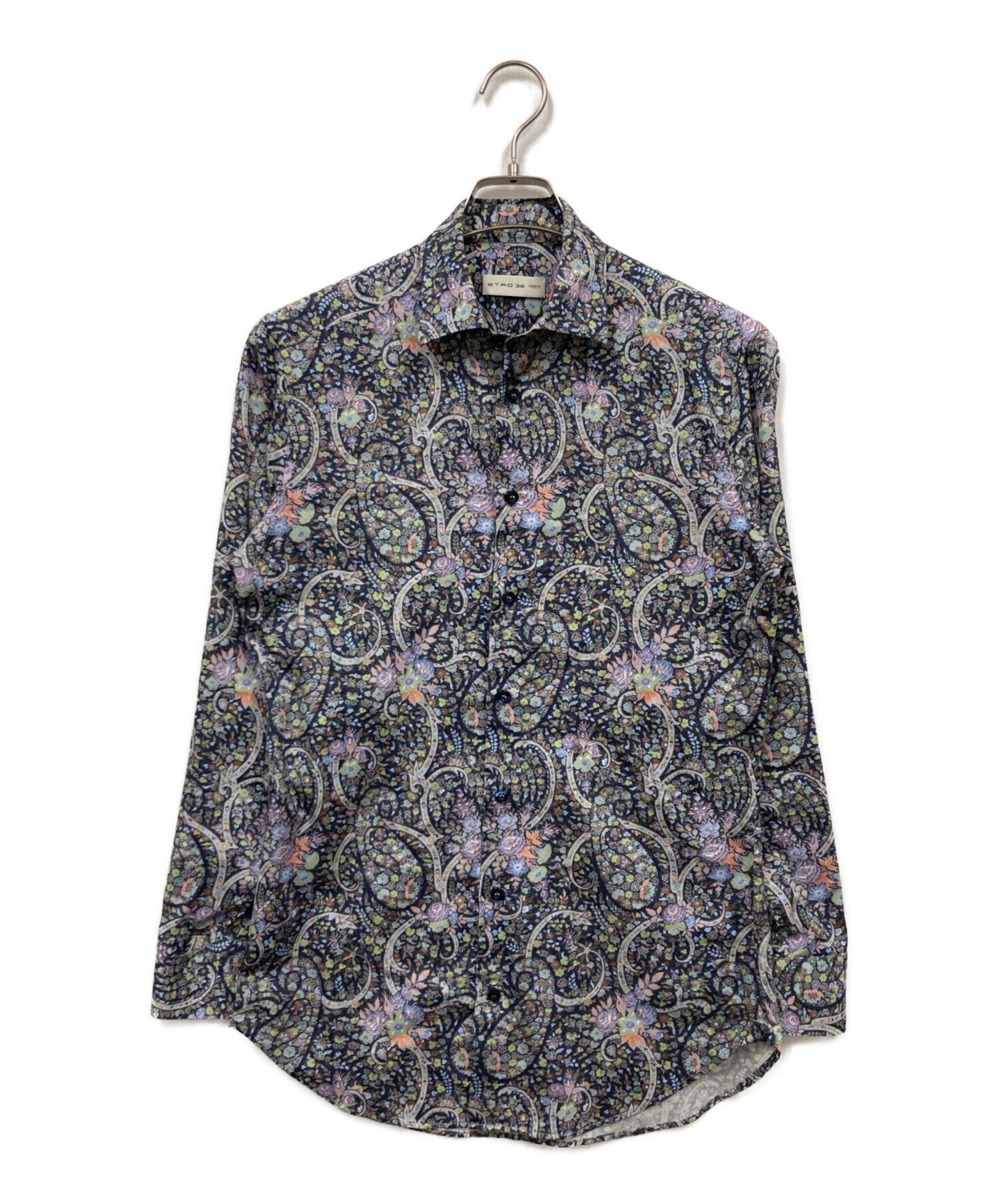 中古・古着通販】ETRO (エトロ) シャツ ネイビー サイズ:表記無し 