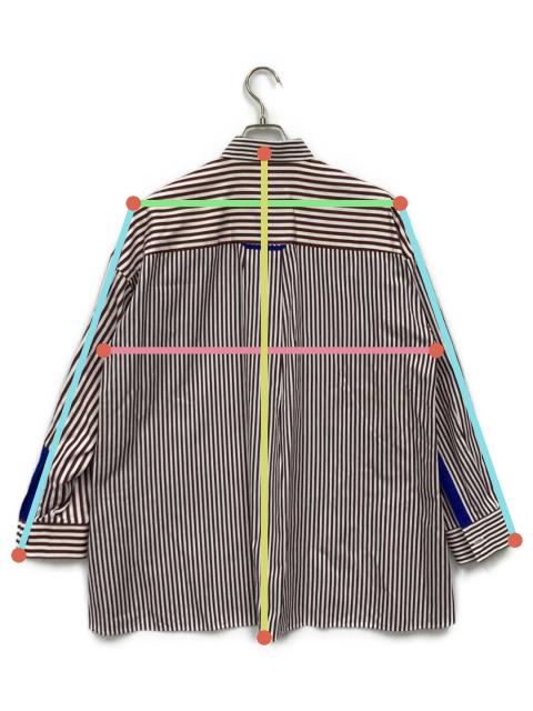 nagonstans ナゴンスタンス シャツ ブラウス　ストライプ M 中古・古着通販】nagonstans (ナゴンスタンス) ストライプ ミックス