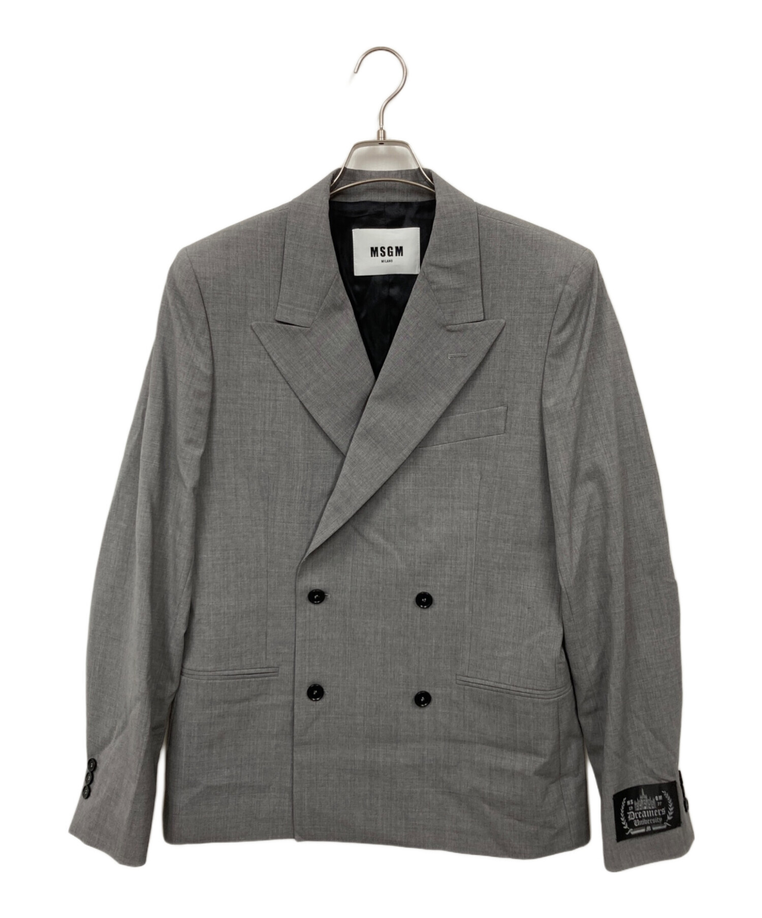 mgm様　ジャケット 中古・古着通販】MSGM (エムエスジーエム) ダブルジャケット グレー
