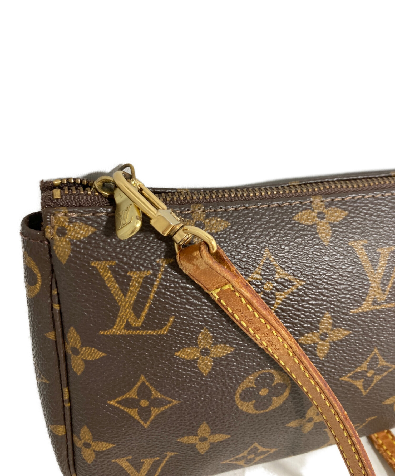 Louis Vuitton ダークブラウン バッグ 中古・古着通販】LOUIS VUITTON (ルイ ヴィトン) ショルダーバッグ
