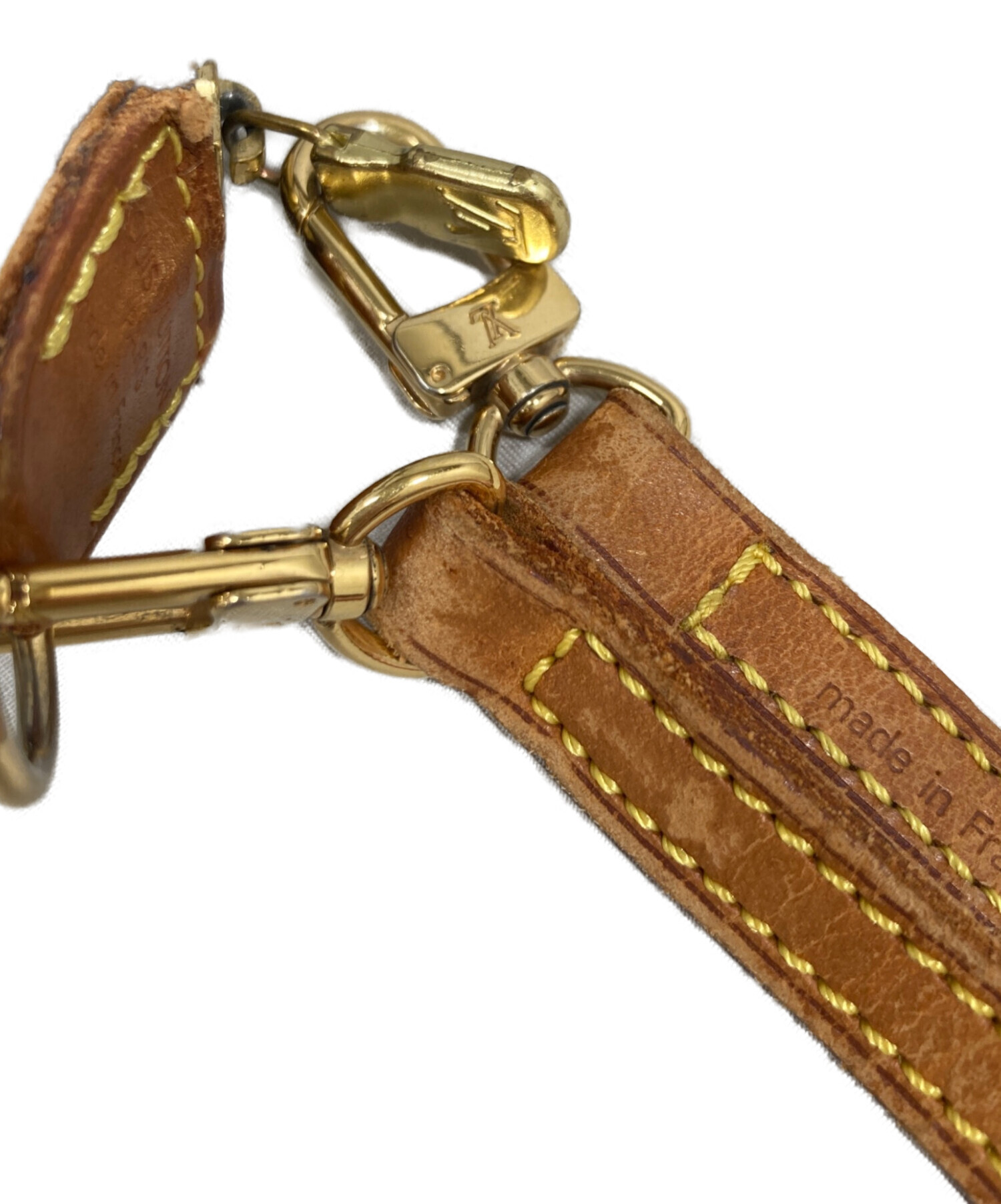 Louis Vuitton ショルダーバッグ 中型 ブラウン 中古・古着通販】LOUIS VUITTON (ルイ ヴィトン) ショルダーバッグ