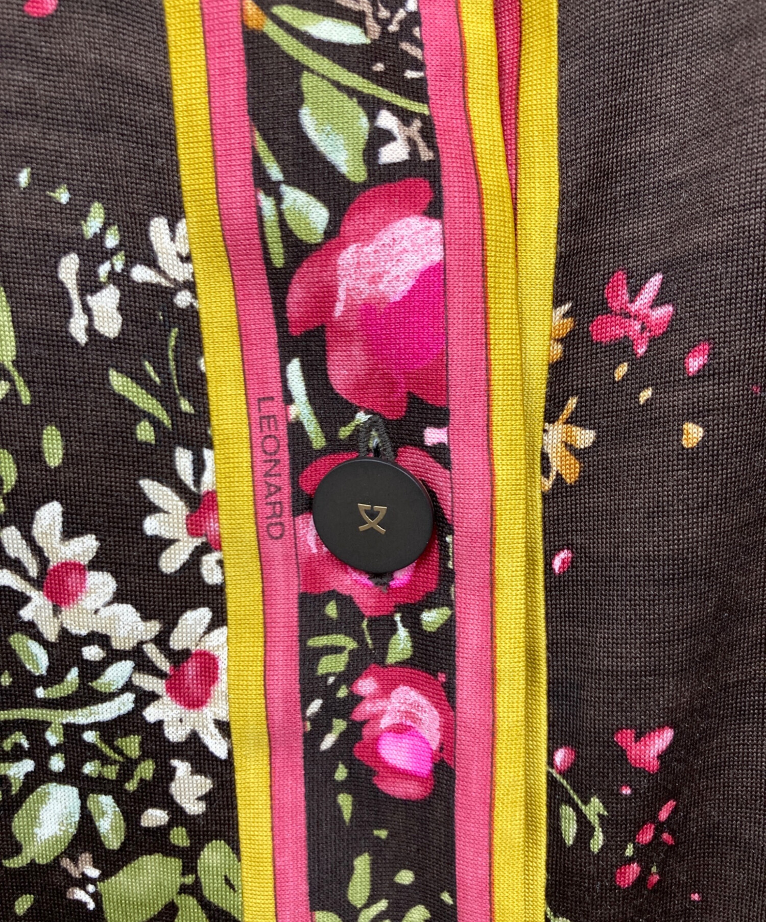 【新品】タグ付き LEONARD レオナール ファー付き カーディガン シルク 中古・古着通販】LEONARD FASHION (レオナールファッション) ウール