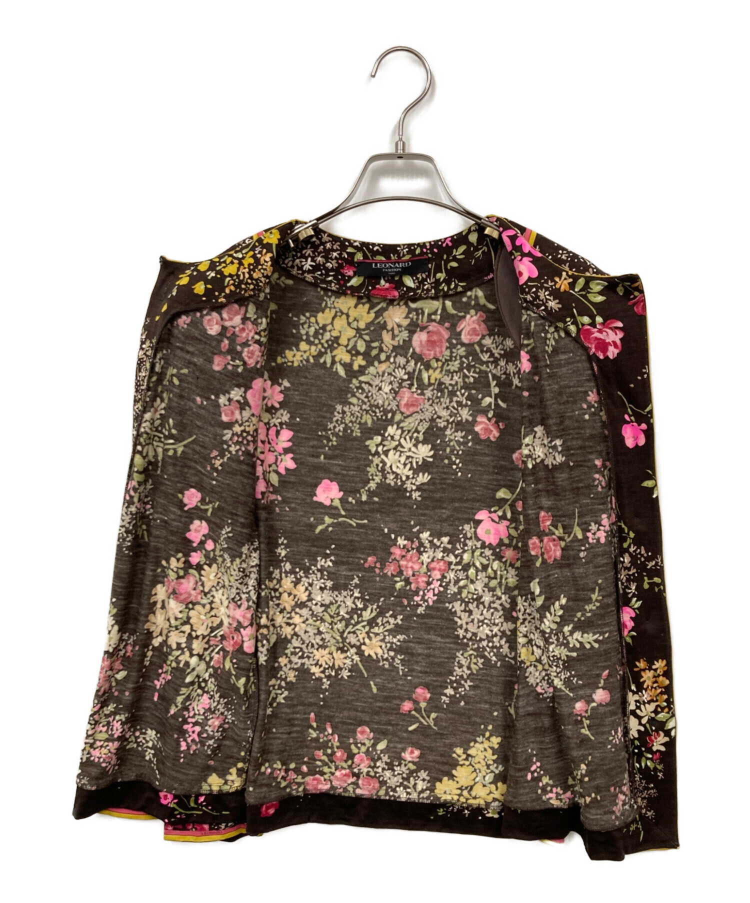 LEONARD レオナール カーディガン カシミヤ 中古・古着通販】LEONARD FASHION (レオナールファッション) ウール