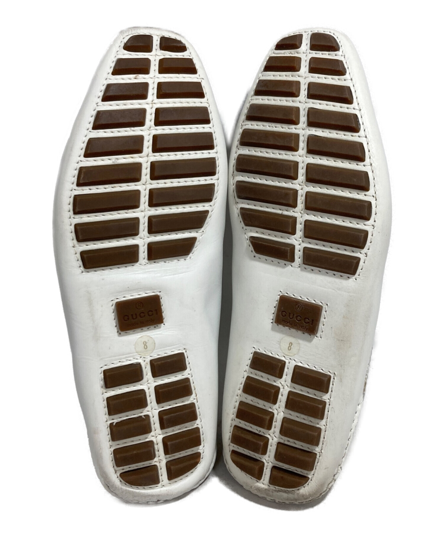 中古・古着通販】GUCCI (グッチ) モノグラム ドライビングシューズ