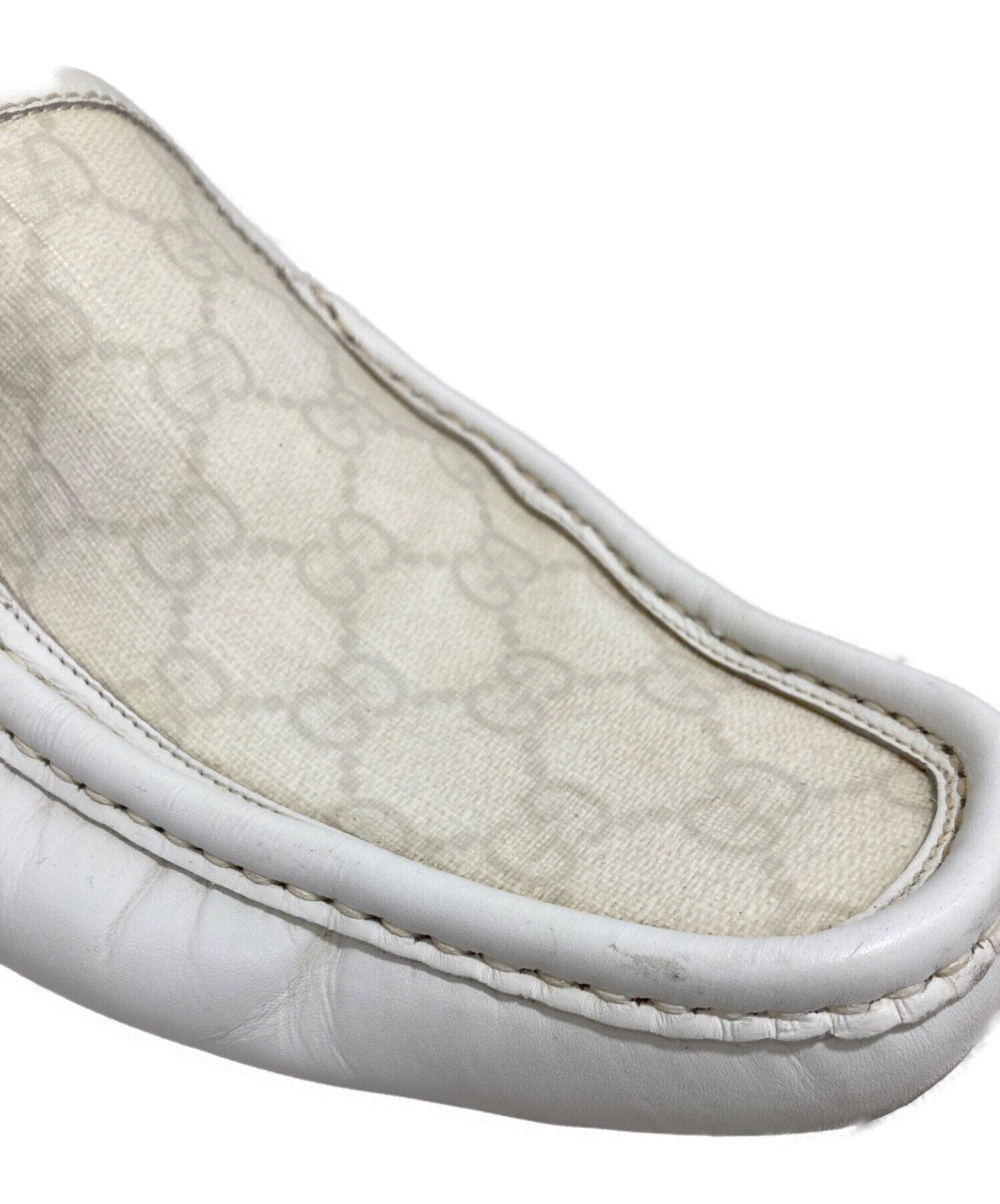 中古・古着通販】GUCCI (グッチ) モノグラム ドライビングシューズ
