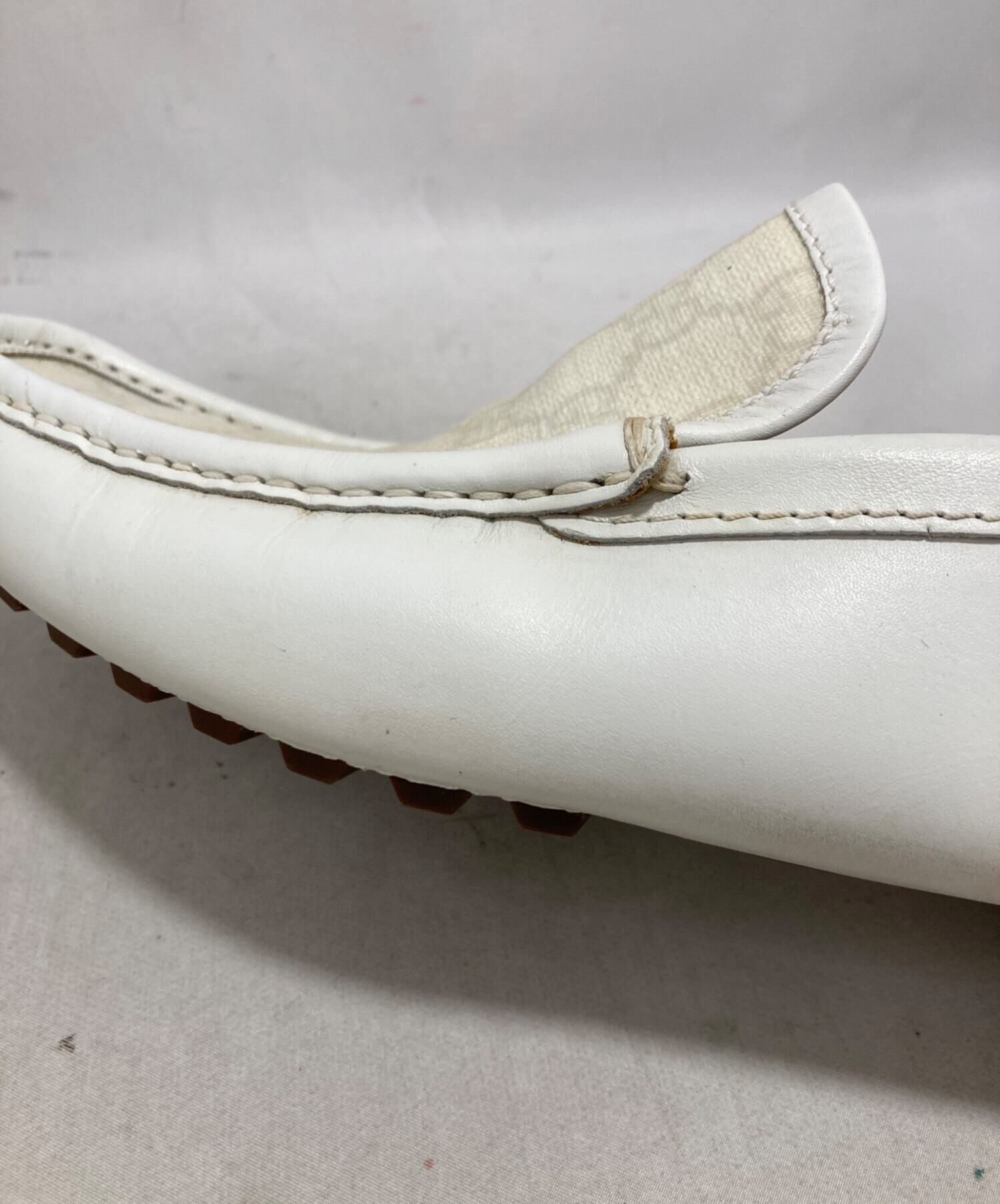 中古・古着通販】GUCCI (グッチ) モノグラム ドライビングシューズ