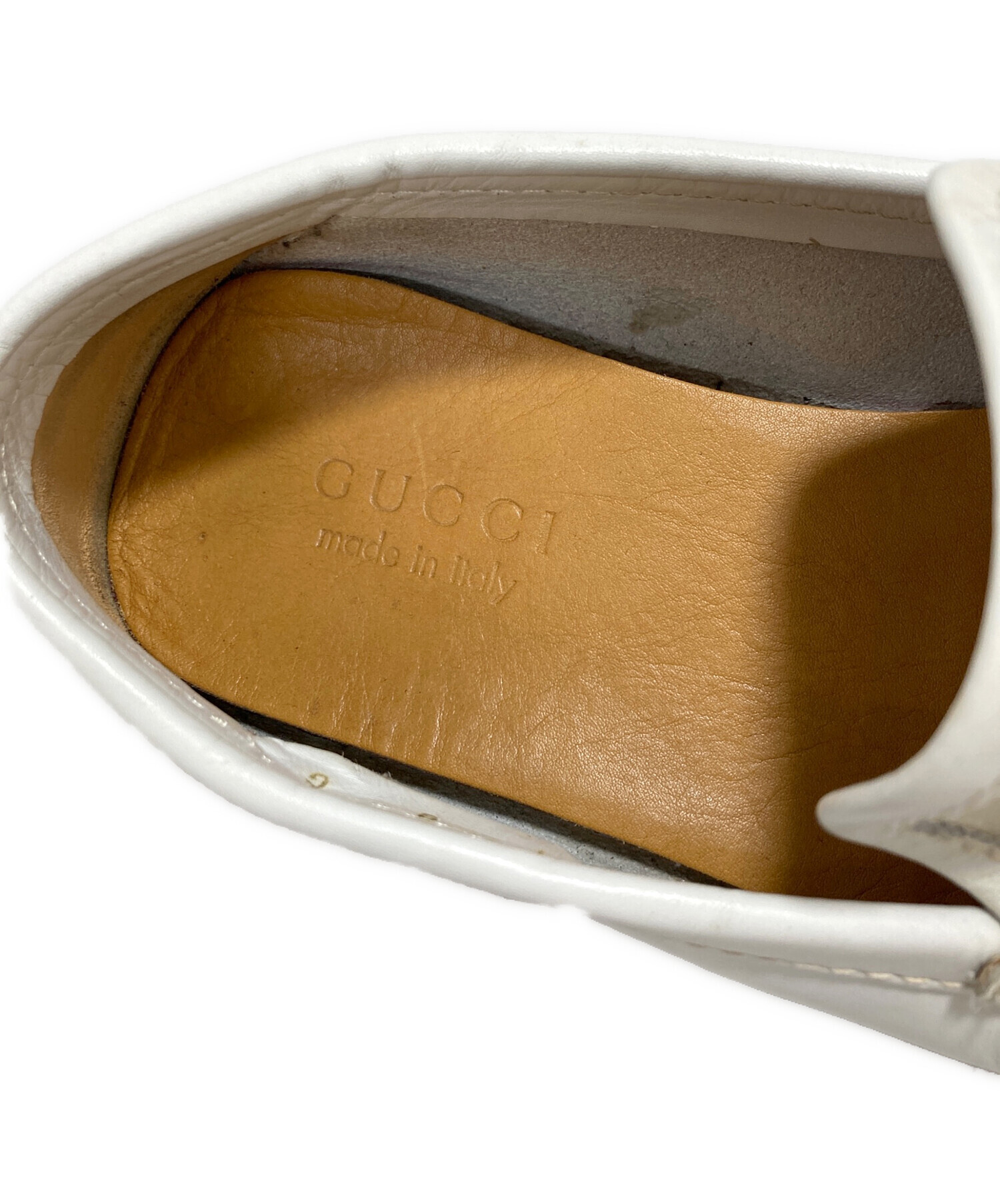 中古・古着通販】GUCCI (グッチ) モノグラム ドライビングシューズ