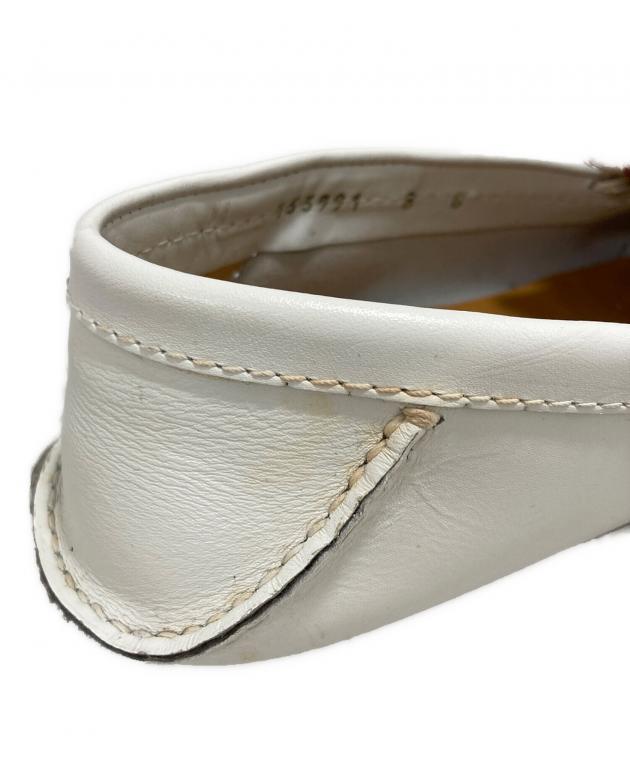極美品 GUCCI ロゴプレート ドライビングシューズ 41 中古・古着通販】GUCCI (グッチ) モノグラム ドライビングシューズ