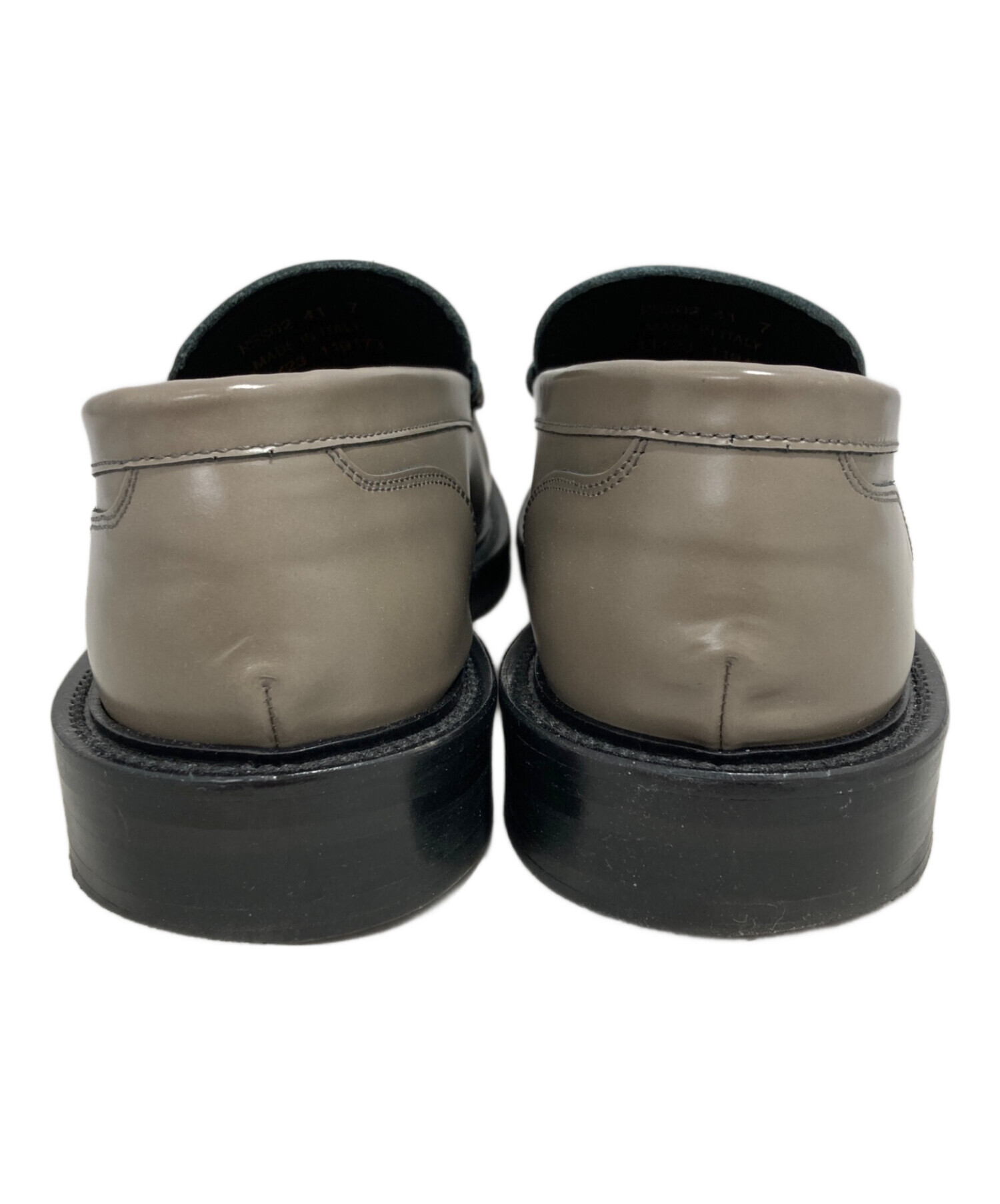 【新品大値下げ中】ポールスミス カラーローエッジローファー Paul Smith 中古・古着通販】PAUL SMITH (ポールスミス) ローファー グレー サイズ