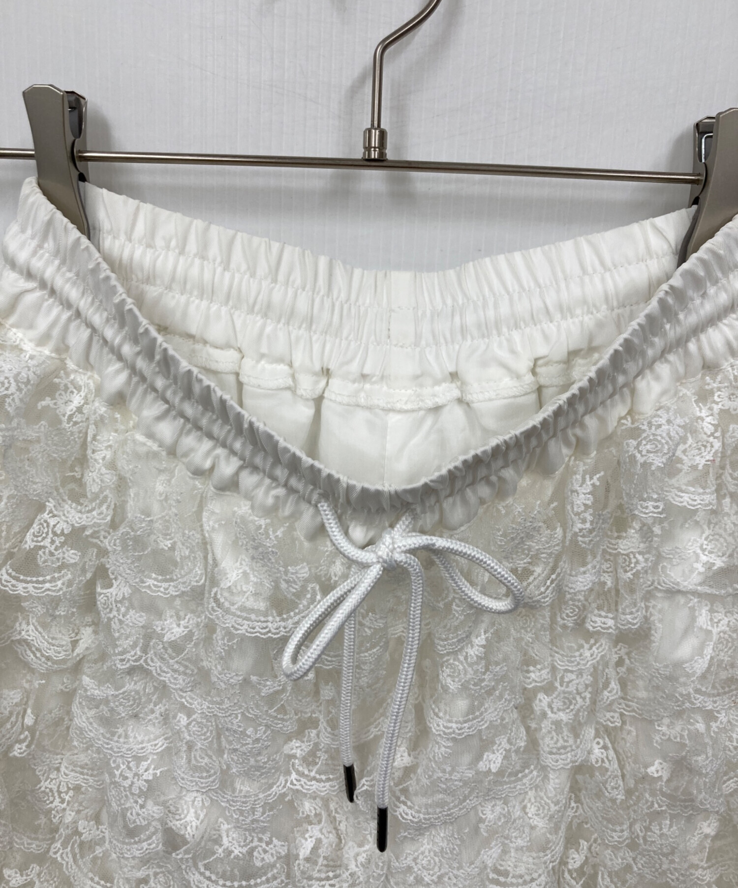 【ピザやさん専用】Bibiy.MIMI LACE PANTS レースパンツ 中古・古着通販】Bibiy. (ビビィ) レースパンツ ホワイト サイズ:F