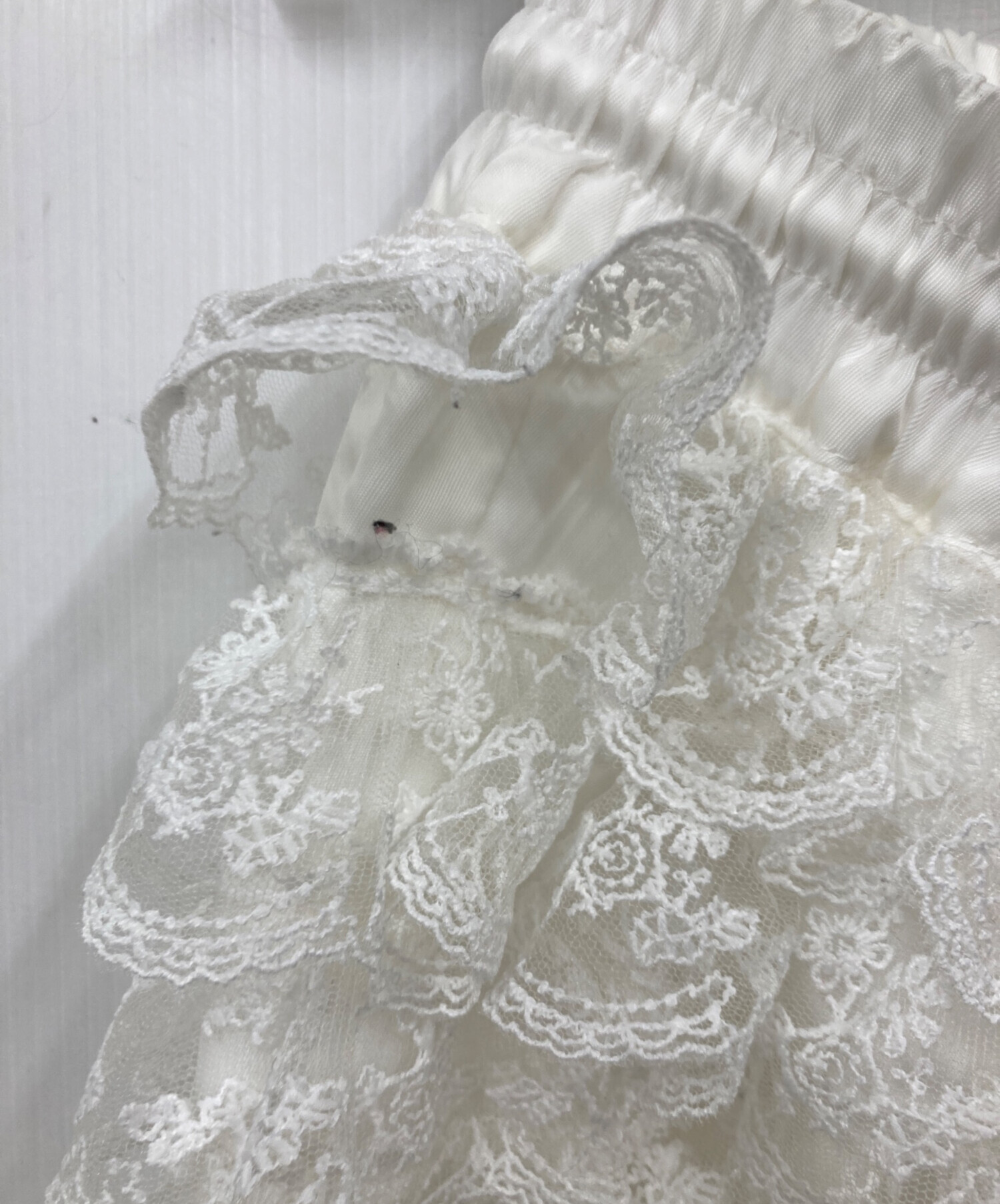 【ピザやさん専用】Bibiy.MIMI LACE PANTS レースパンツ 中古・古着通販】Bibiy. (ビビィ) レースパンツ ホワイト サイズ:F