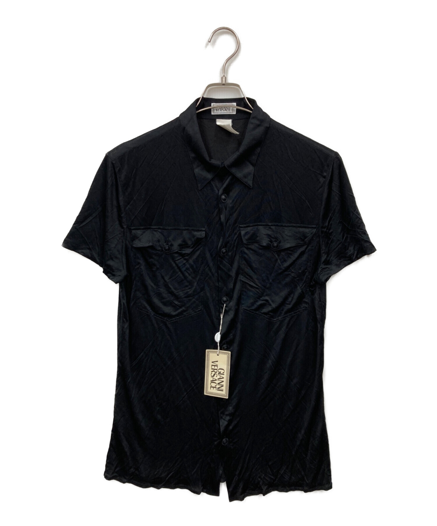 古着 versace ヴェルサーチ シースルー 半袖 シャツ ラグジュアリー 白 中古・古着通販】GIANNI VERSACE (ジャンニ・ヴェルサーチ) 半袖シャツ