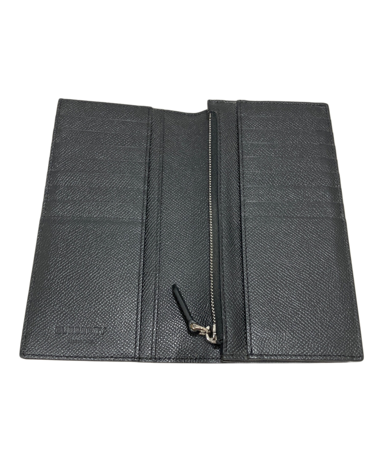 中古・古着通販】BURBERRY (バーバリー) ロゴ型押しロングウォレット 