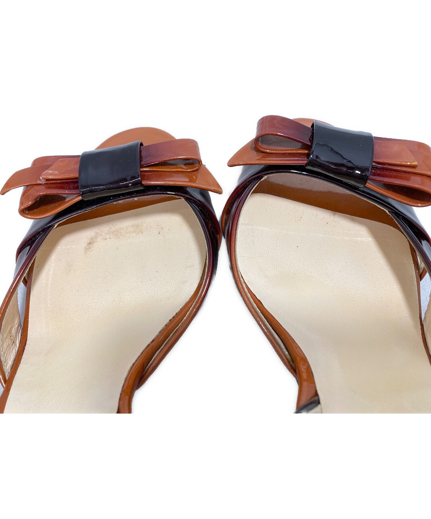 中古・古着通販】PRADA (プラダ) サンダル ブラウン サイズ:35