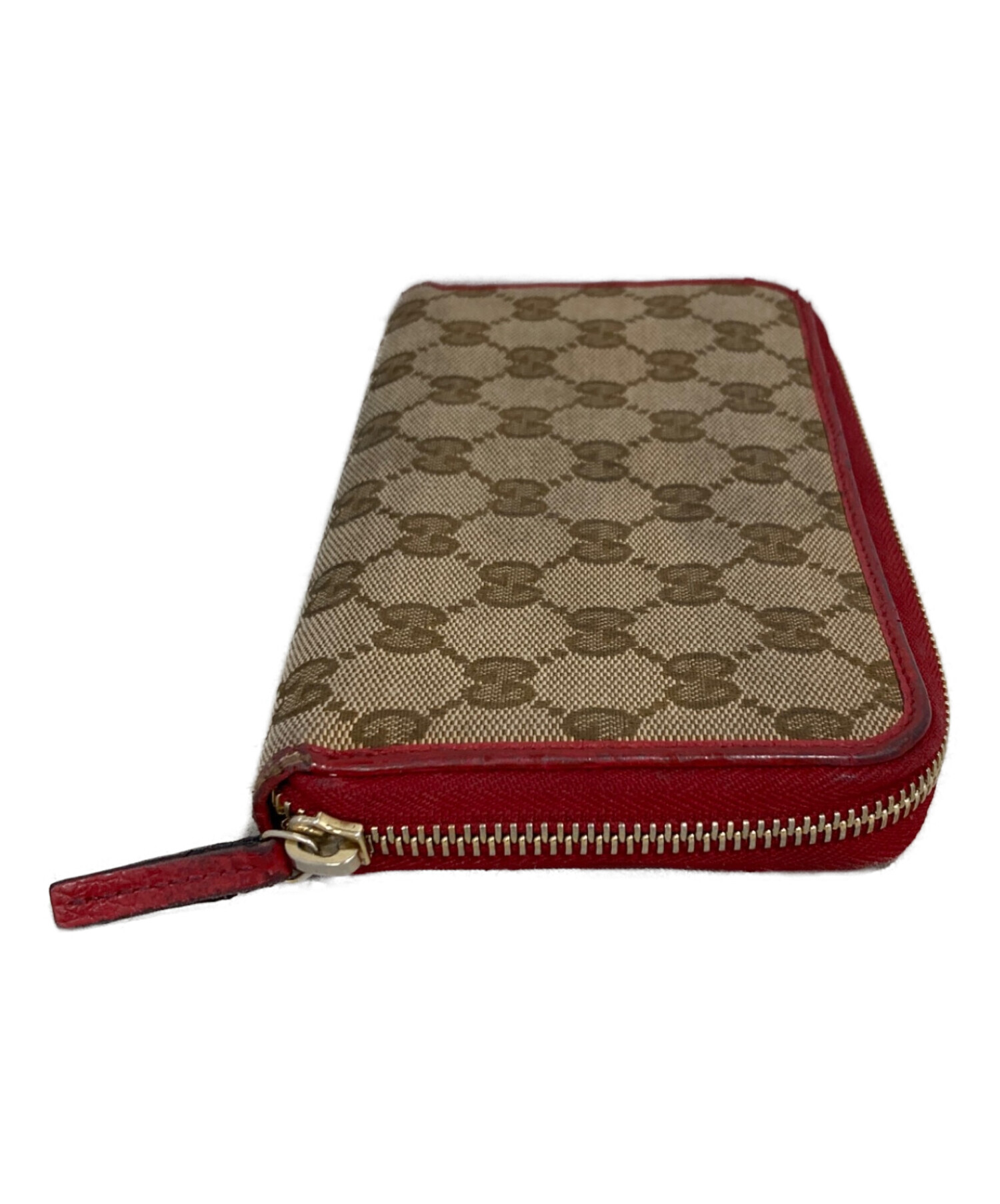 中古・古着通販】GUCCI (グッチ) 長財布 レッド｜ブランド・古着通販