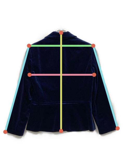 【hig】ETRO エトロ ベロア ジャケット サイズ54 XL相当 中古・古着通販】ETRO (エトロ) ベロアジャケット ブルー サイズ:42