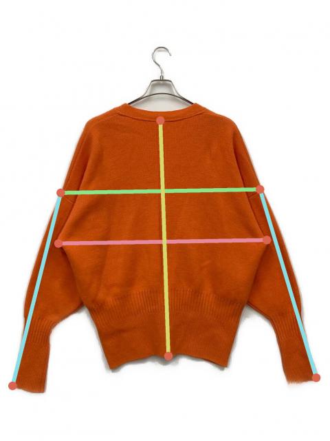 CFCL カーディガン オレンジ 1 中古・古着通販】CFCL (シーエフシーエル) WOOL MILAN CARDIGAN