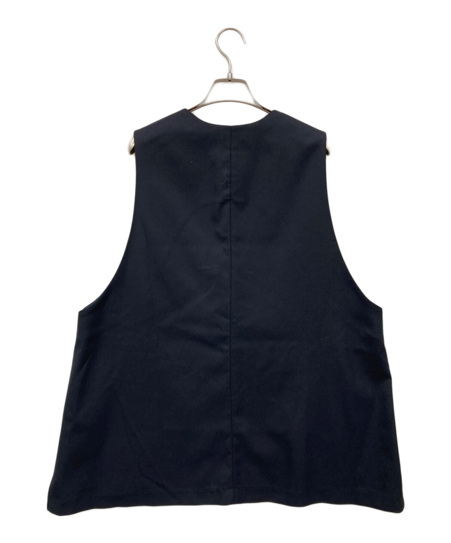 中古・古着通販】mizuiro-ind (ミズイロインド) ベスト ネイビー
