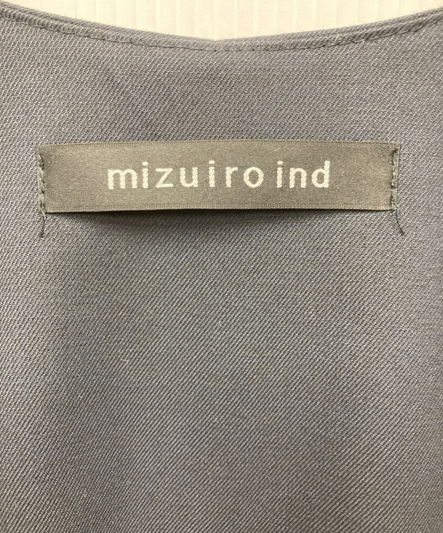 中古・古着通販】mizuiro-ind (ミズイロインド) ベスト ネイビー
