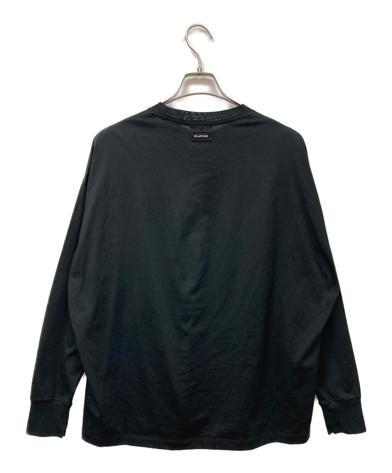 BLAMINK ブラミンク　トップス　ブラック　サイズ36 中古・古着通販】BLAMINK (ブラミンク) カットソー ブラック サイズ:38